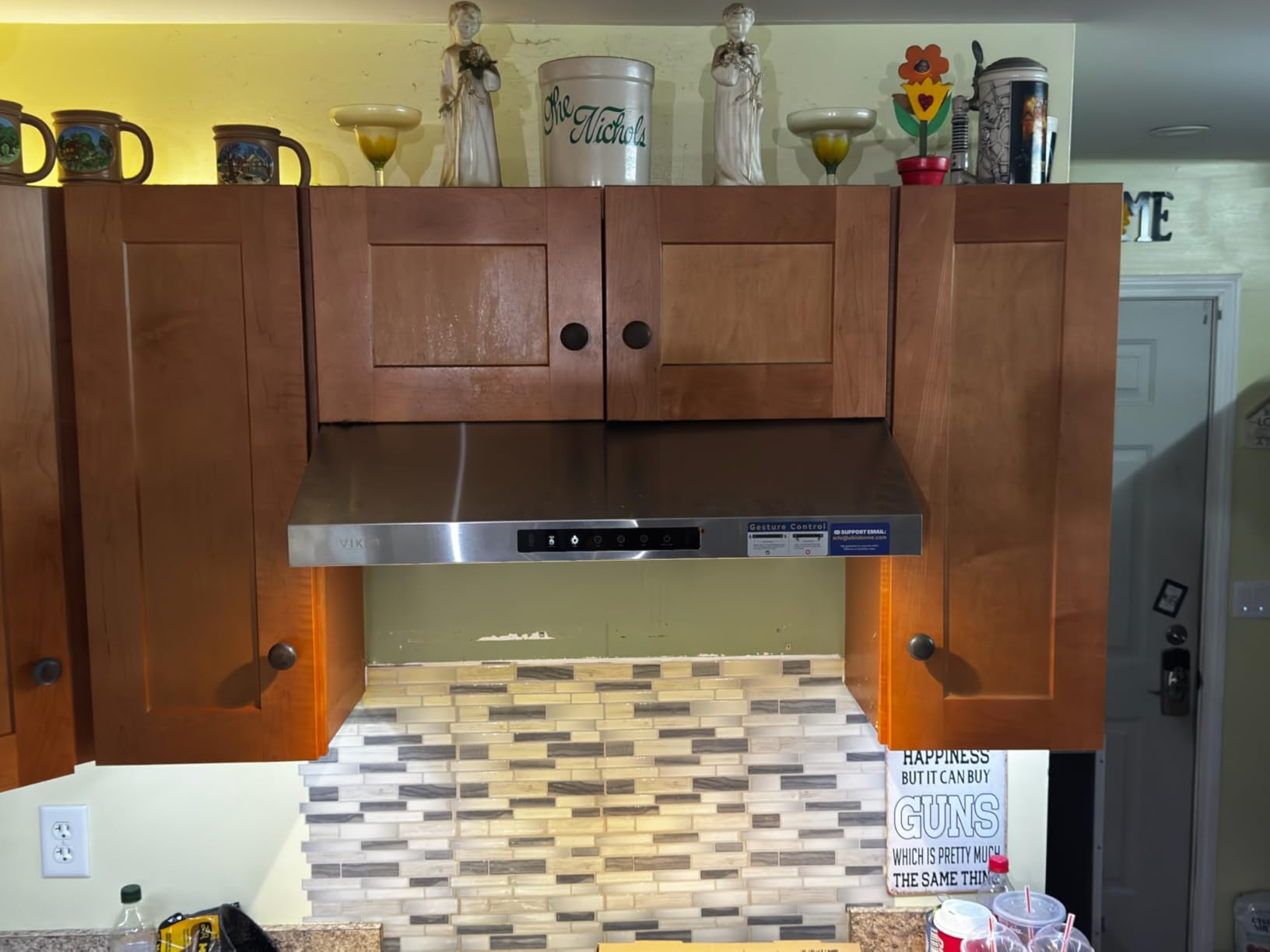 VIKIO HOME 30 Inch Under Cabinet Range Hood 900 CFM, Dual Motor Powerful Kitchen Vent Hood, Gesture & Touch Control, Ultra Quiet DC Motor, Dishwasher-Safe Filters, LED Lights, Stainless Steel customer photo 2