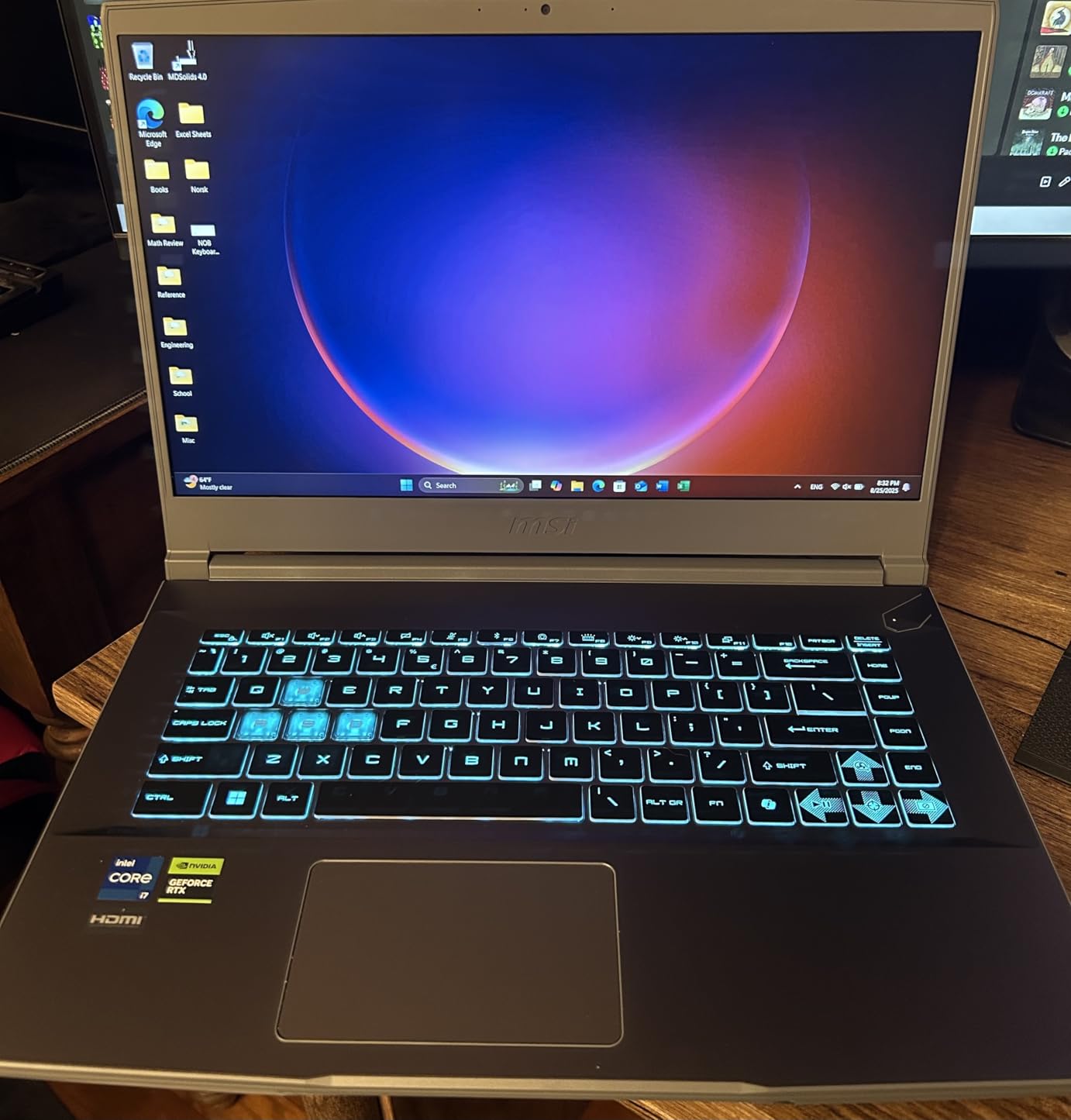 msi Thin 15 15.6