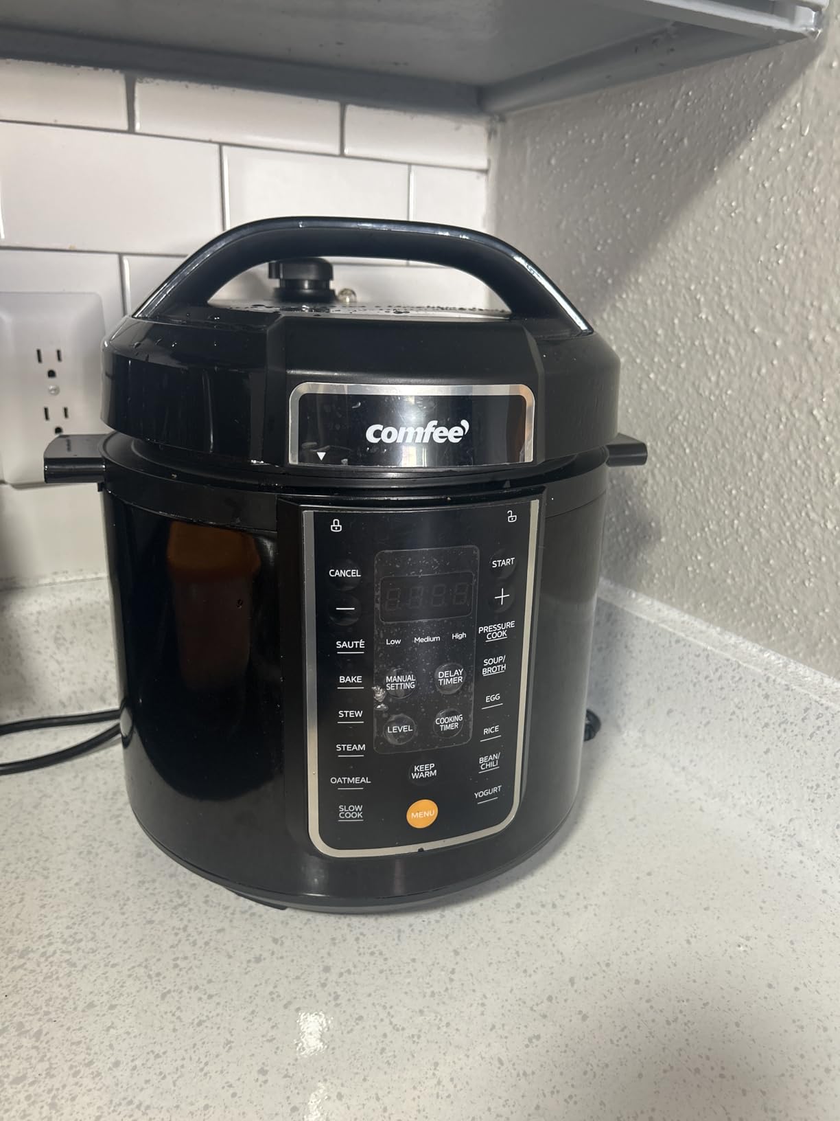 COMFEE' 12-in-1 Electric Pressure Cooker, 6 Quarts, Nonstick Pot | 6QT, 12 menus, 9 cookers in one, 24H timer, Ceramic inner pot, built in safety features customer photo 1