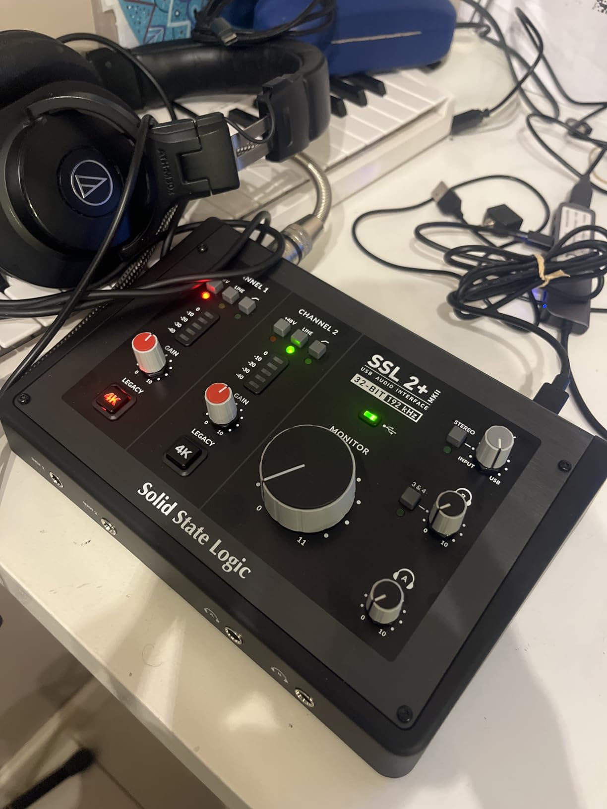 Solid State Logic SSL 2 MKII Plus USB-C Audio Interface 2x4 | Four Balanced Outputs, and Class-Leading Mic Preamps customer photo 1