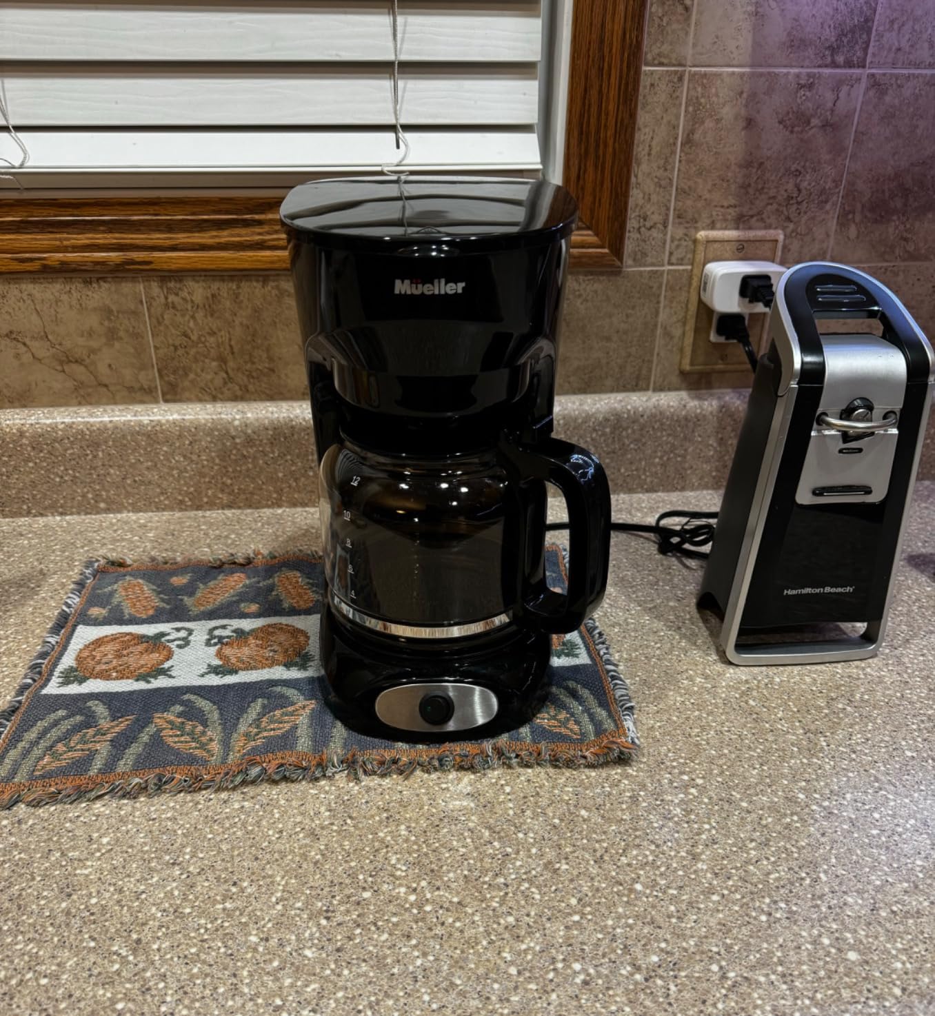 MUELLER HOME 12-Cup Drip Coffee Maker, Gray | Borosilicate Carafe, Auto-Off, Reusable Filter, Anti-Drip, Keep-Warm Function customer photo 1