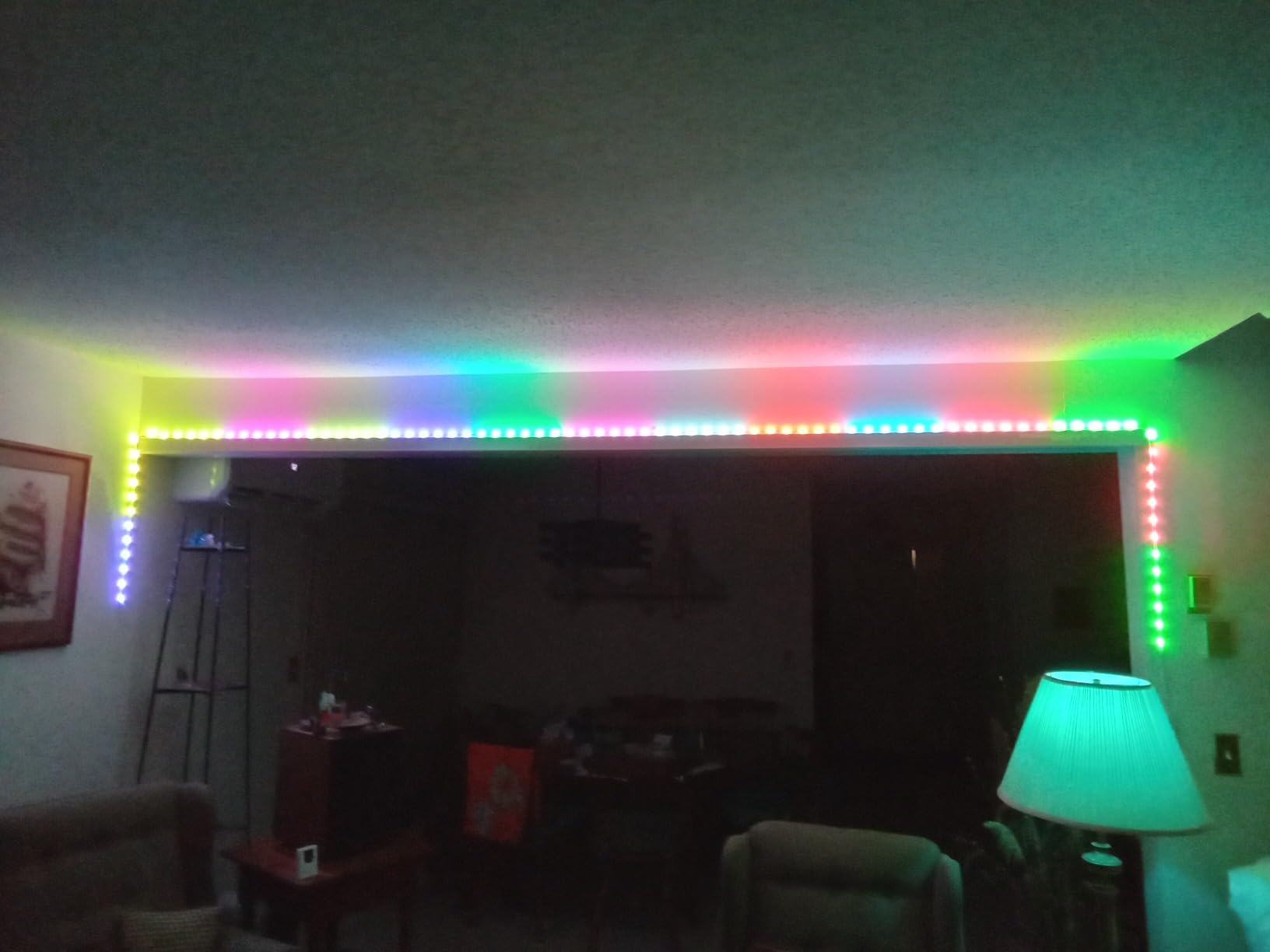 Cync GE Dynamic Effects RGB Smart LED Strip Lights, Music Sync, 32ft | Color changing WiFi strip, music sync, Alexa & Google Home compatible, bedroom ambiance, indoor, 32ft with power supply customer photo 1