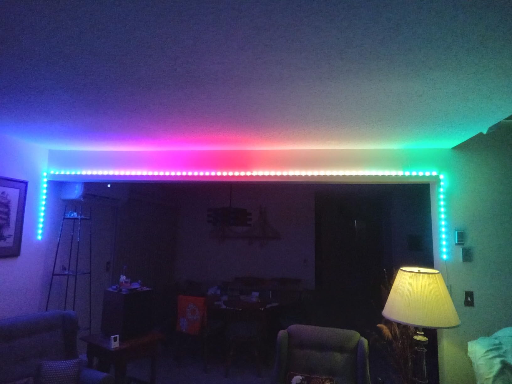 Cync GE Dynamic Effects RGB Smart LED Strip Lights, Music Sync, 32ft | Color changing WiFi strip, music sync, Alexa & Google Home compatible, bedroom ambiance, indoor, 32ft with power supply customer photo 2