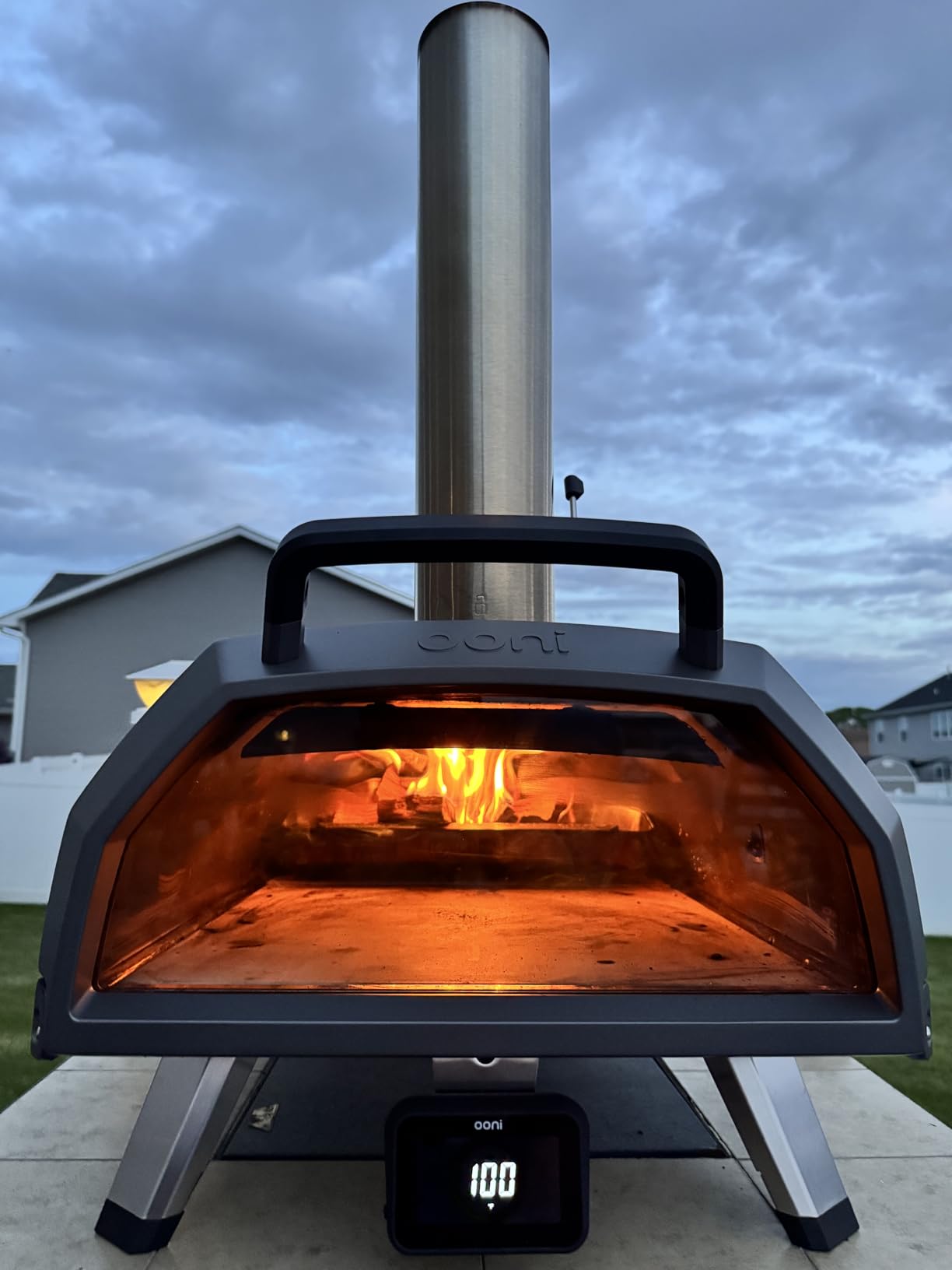 Ooni Karu 2 Pro Multi-Fuel Pizza Oven - Wood and Gas Outdoor Pizza Oven with Pizza Stone & Integrated Thermometer, Pizza Oven Outdoor, Dual Fuel 16 Inch Pizza Maker, Outdoor Cooking Grill customer photo 1