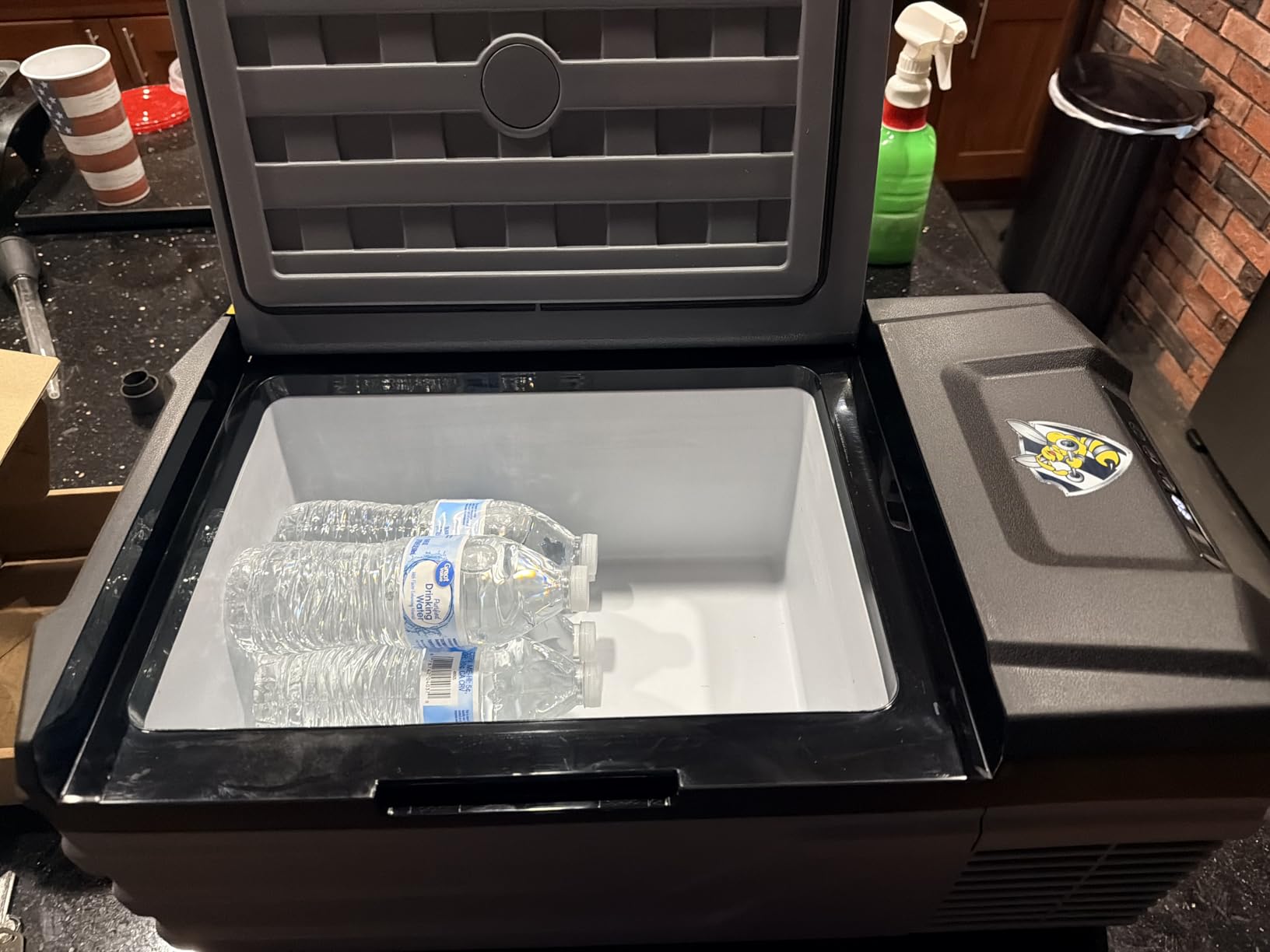 YELLOW JACKET 12 Volt Car Refrigerator, 16 Quart Electric Cooler customer photo 1