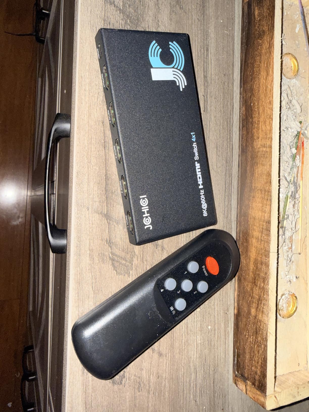 HDMI 2.1 Switch 4 in 1 Out 8K 60Hz 4K 120Hz for PS5 Xbox Apple TV | HDCP 2.3 Dolby Atmos 48Gbps. PC Roku Projector. customer photo 2