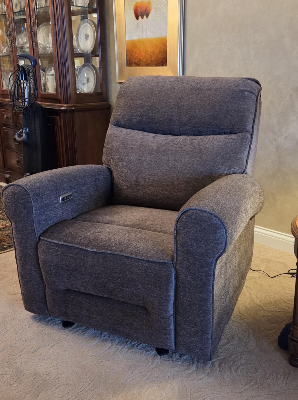 MCombo Wall Hugger Power Recliner Chair, Extra Wide 24