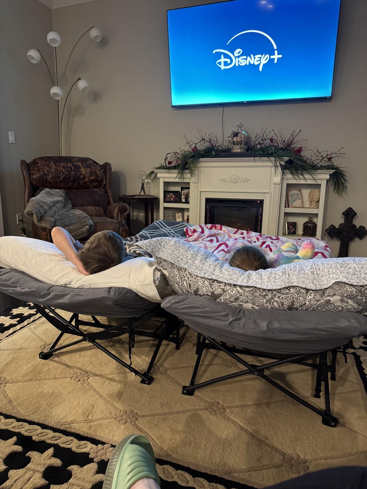 ATORPOK Camping Cot for Adults with Comfortable Cushion, Folding Bed | 450LBS Heavy Duty; Foldable Padded Cushion for Compact Storage; Carry Bag Included customer photo 1