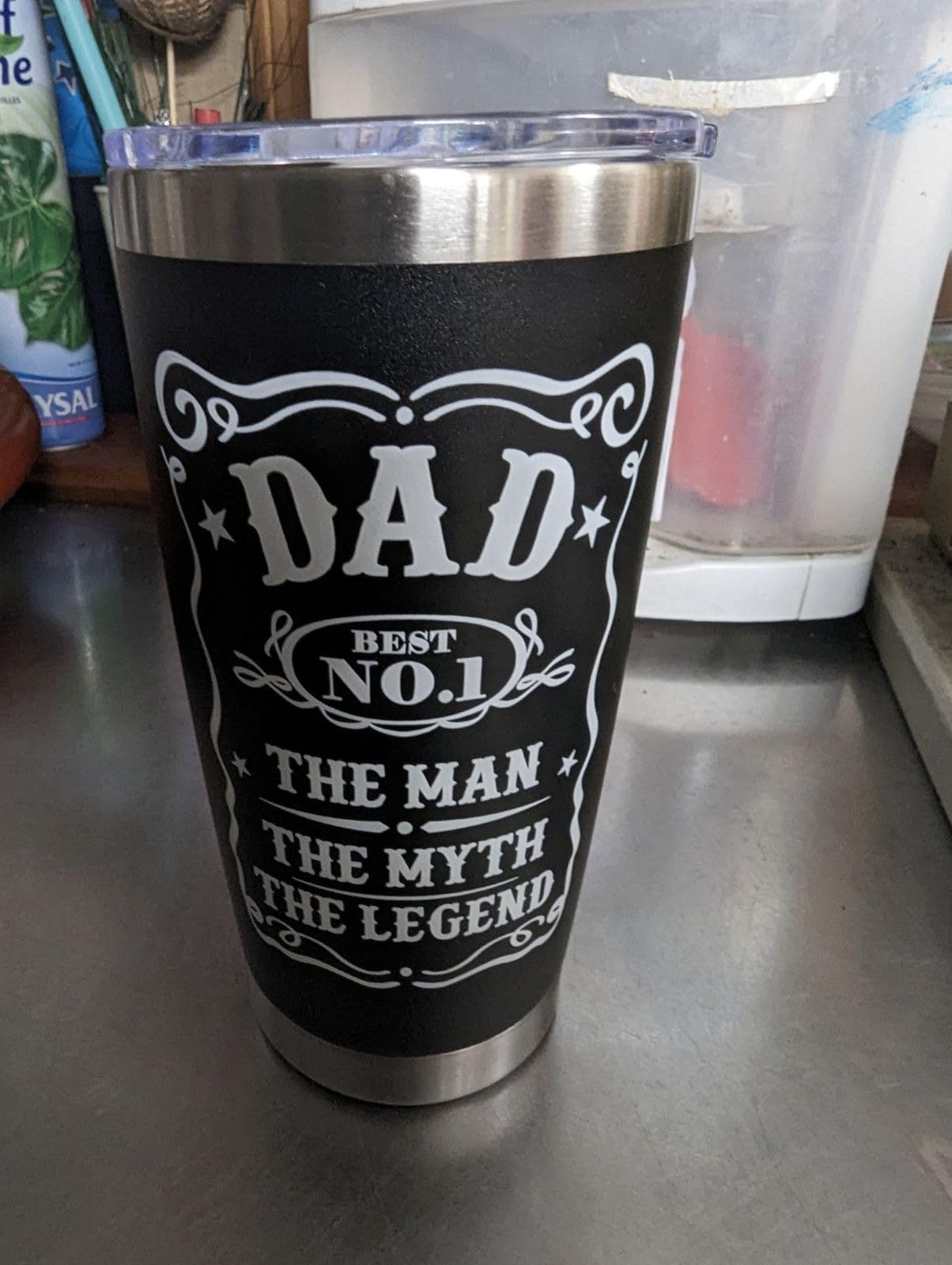 Gifts For Husband from Wife - 20 oz Stainless Steel Insulated Coffee Tumbler with Lid - Fathers Day Anniversary Wedding Birthday Gifts for Him Men Husband from Wife, Presents for Men customer photo 1