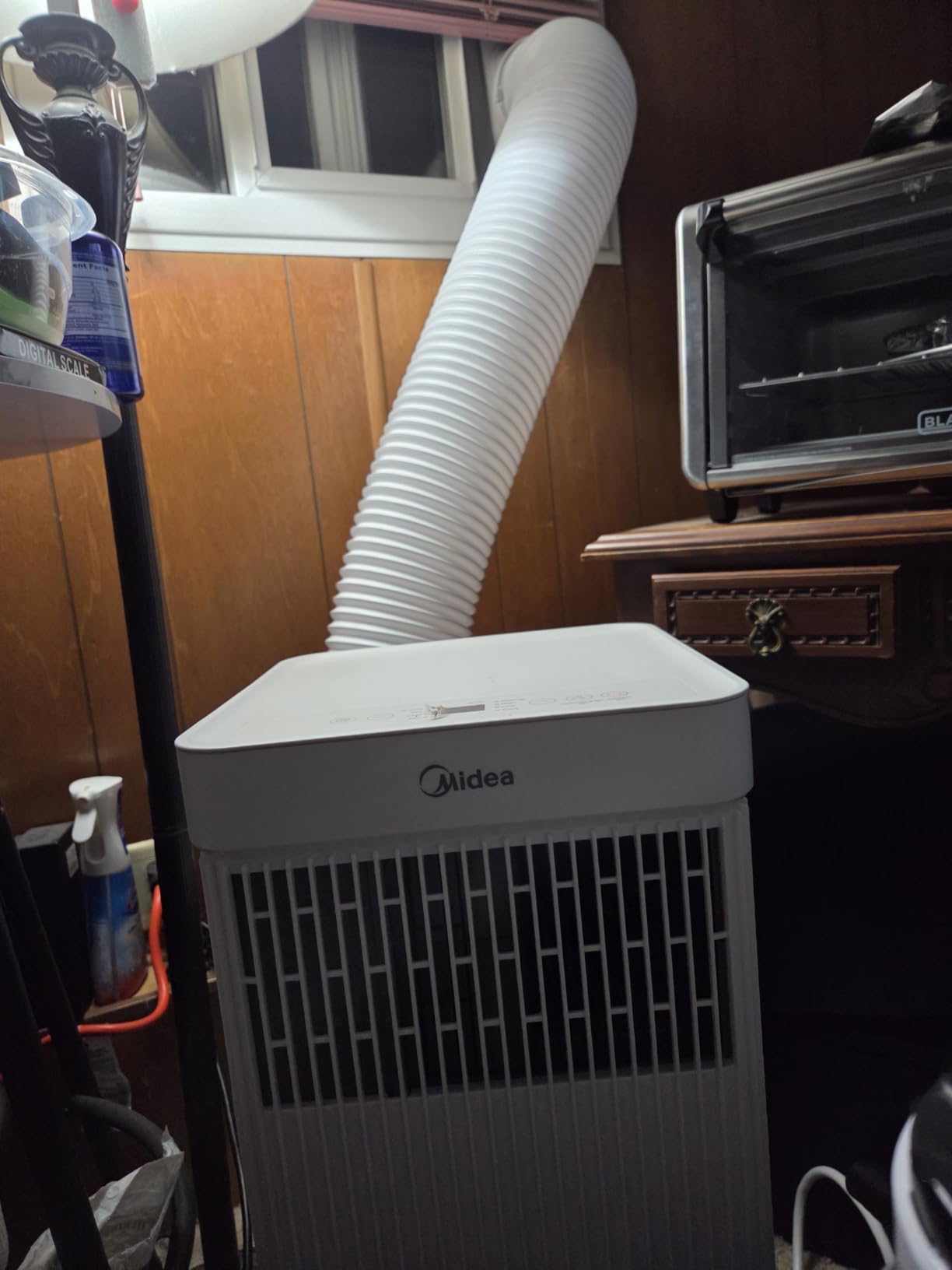 Midea 8,500 BTU ASHRAE Portable Air Conditioner, Cools up to 150 Sq. Ft. | 5,000 BTU SACC Portable AC, Smart APP & Remote Control, with Dehumidifier & Fan mode, Window Kit, Easy-to-use and Install customer photo 1