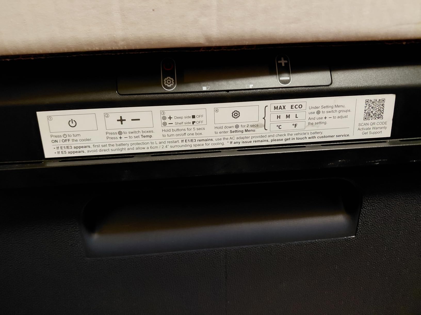 BODEGACOOLER 12 Volt Refrigerator 100QT (95L) IPX4 Waterproof Electric Cooler, Car Fridge Dual Zone APP Control, Portable Freezer customer photo 2