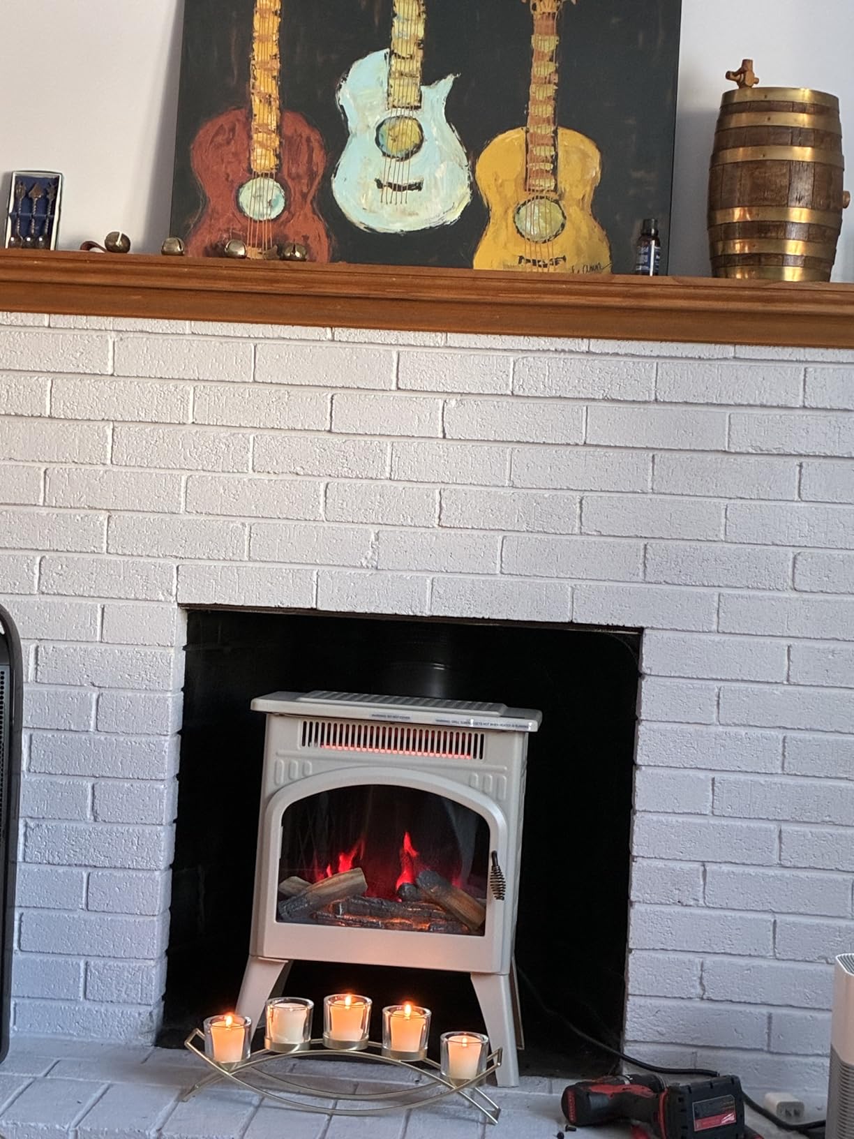 R.W.FLAME Electric Fireplace Heater 17