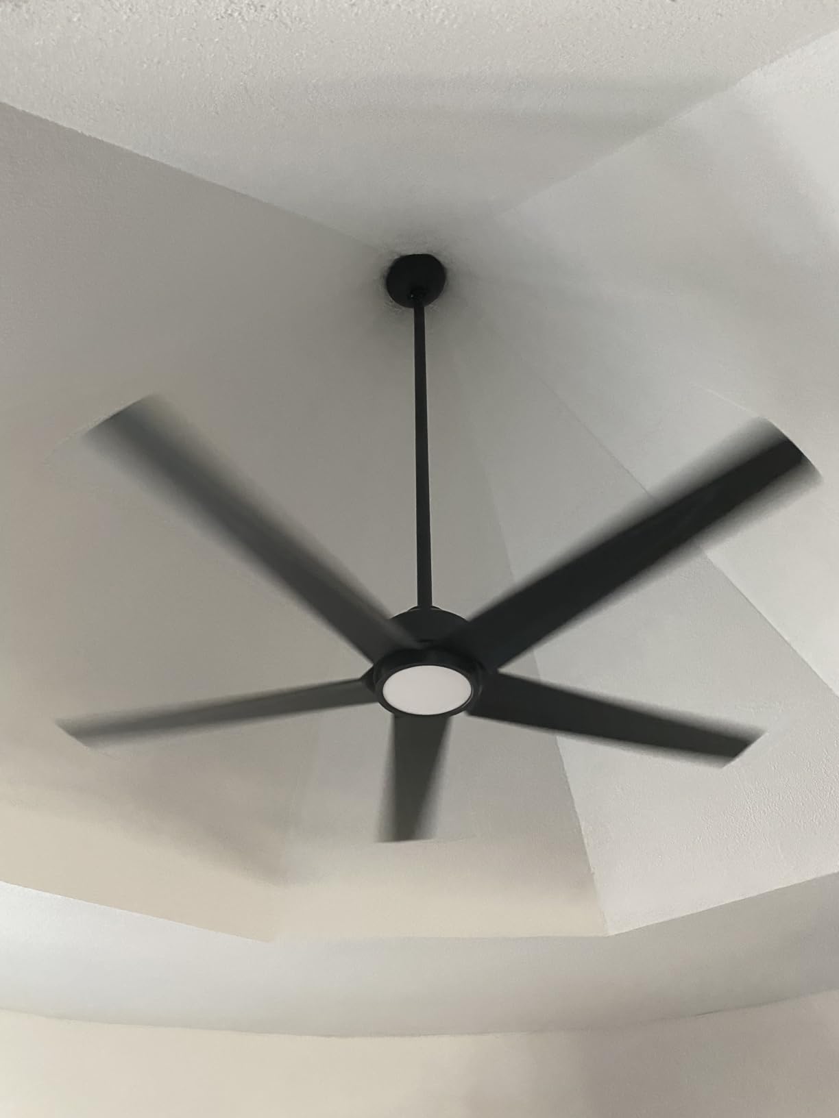 ocioc 52 Inch Smart Ceiling Fan,Modern Ceiling Fans with Lights and Remote,Compatible with Alexa/Google Home/APP,Reversible,Dimmable,3 CCT,Timer,Black Ceiling Fan for Bedroom,Living Room customer photo 2