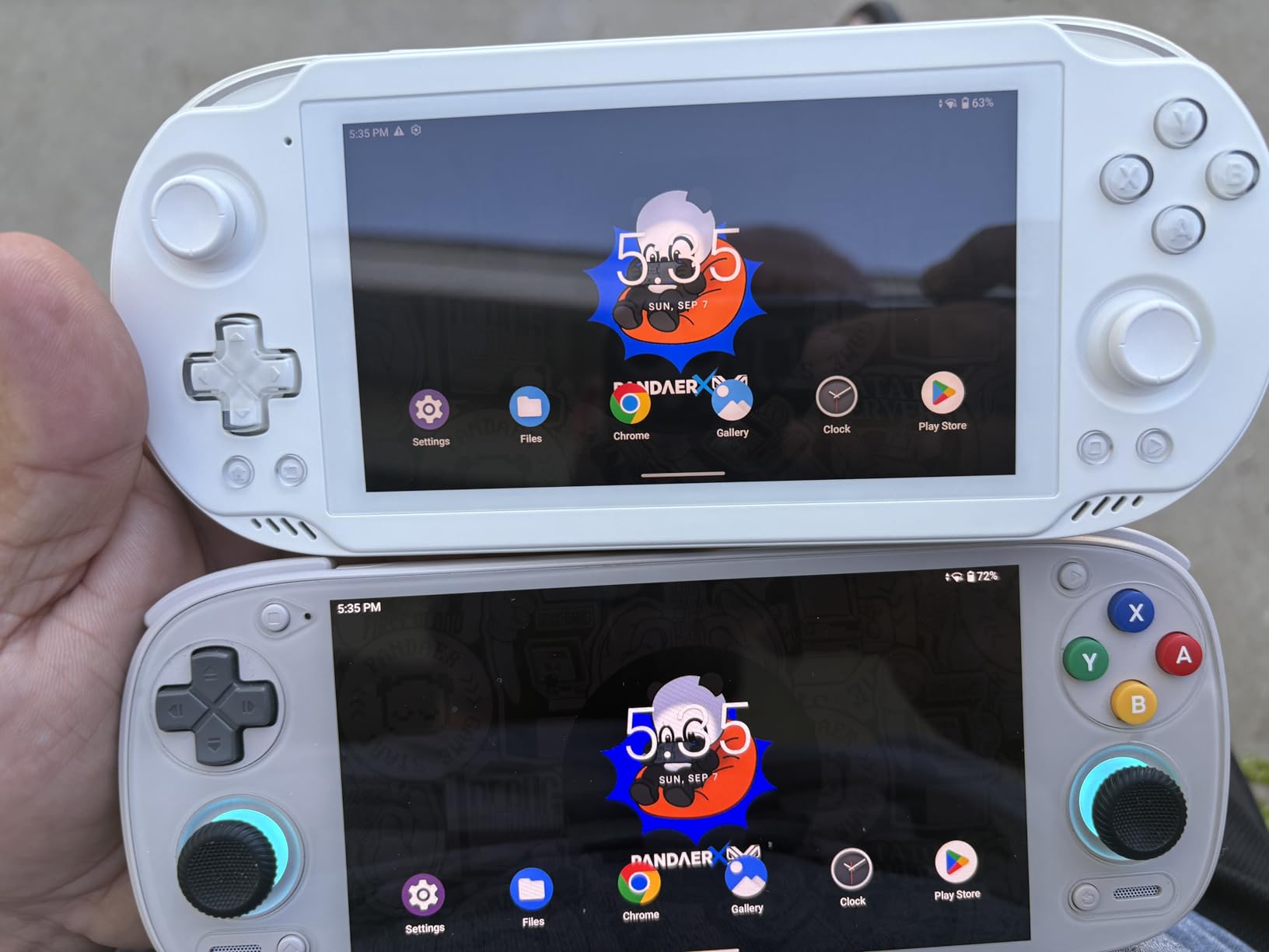 Retroid Pocket 5 Retro Handheld Game Console, 8+128G, 5.5-inch touchscreen 1080p Portable Android Gaming Handheld with Adreno 650 GPU & WiFi 6/BT5.1, Snapdragon 865 Processor, Android 13 (16Bit) customer photo 2