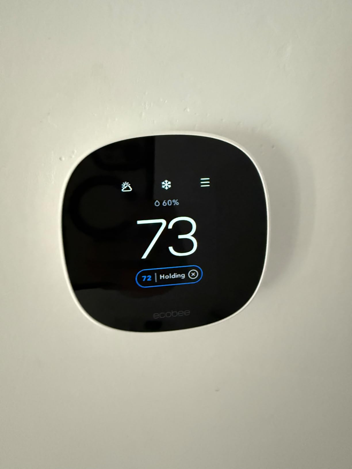 ecobee Smart Thermostat Essential - WiFi Thermostat, Energy Star Certified | Programmable Wi-Fi Thermostat - Works with Siri, Alexa, and Google Assistant. energy saving thermostat. customer photo 1