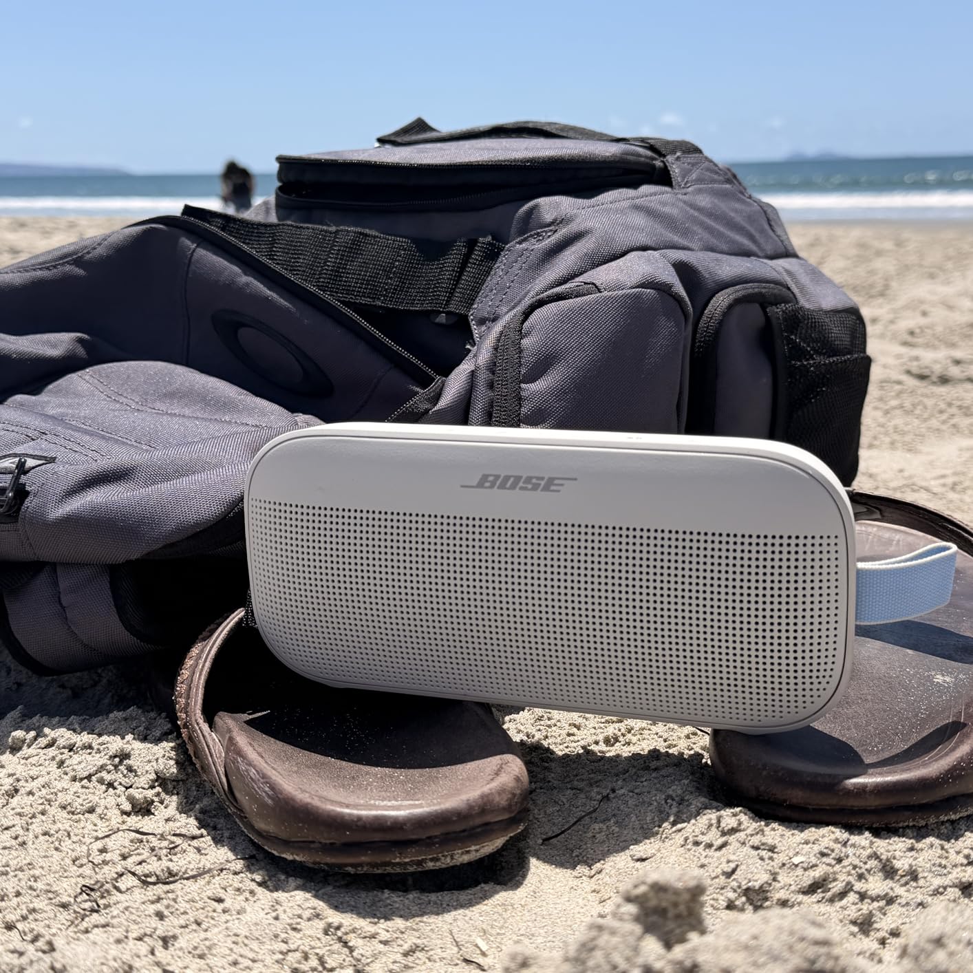 Bose SoundLink Flex Bluetooth Speaker (2nd Gen) - Portable Outdoor Speaker with Hi-Fi Audio, Waterproof and Dustproof, USB-C, Up to 12 Hours Battery Life, Twilight Blue - Limited Edition Color customer photo 2