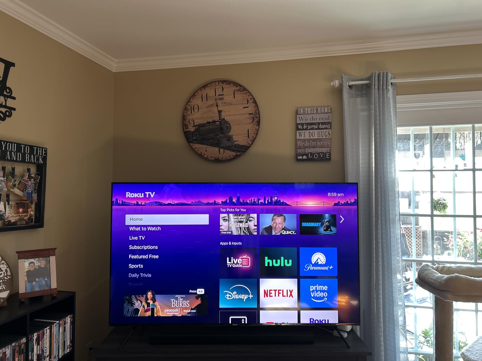 Roku 65-Inch Plus Series Smart TV - 4K QLED Mini-LED TV - RokuTV | Flat Screen Television with Dolby Vision & Wi-Fi for Streaming Live Local News, Sports, Enhanced Voice Remote customer photo 1