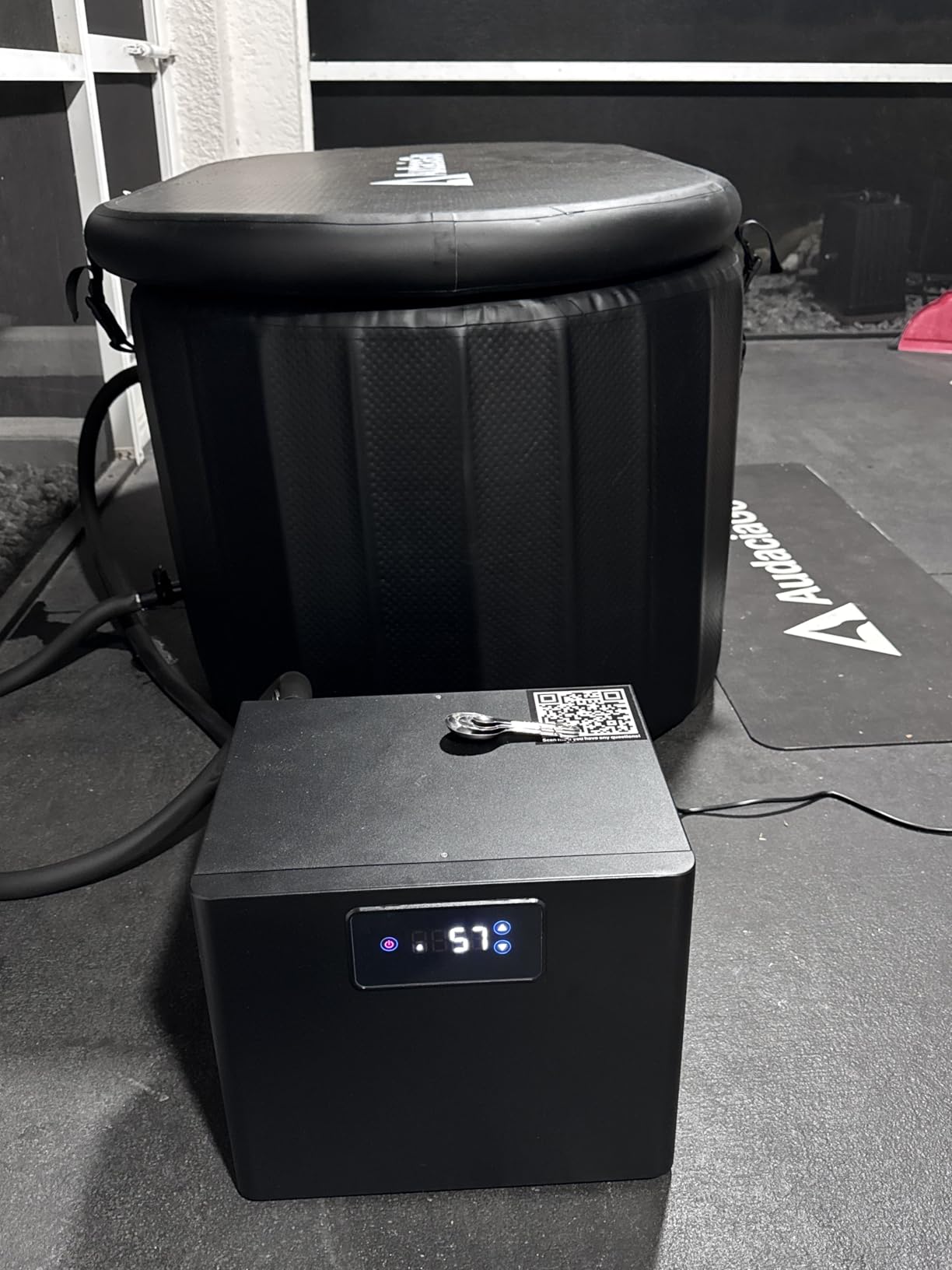 AS ColdPlunge 1/3HP Cold Plunge Chiller, Ice Bath Water Chiller for Any Tub | Cools to 42°F, Built-in Filter & Pump, Quiet 24/7 Cooling, Insulated Hoses, Plug-and-Plunge Cold Therapy Recovery Chiller 110V customer photo 1