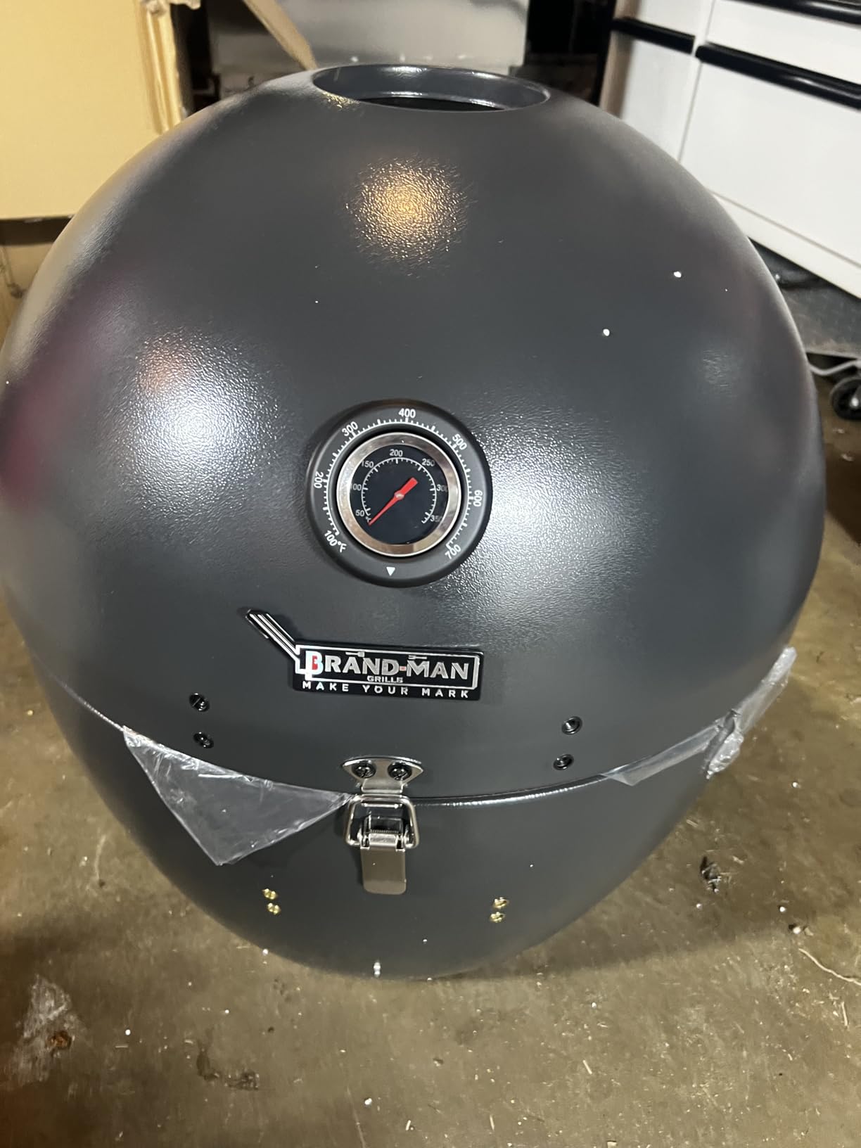 Brand-Man Steel Kamado Charcoal Grill and Smoker | 22