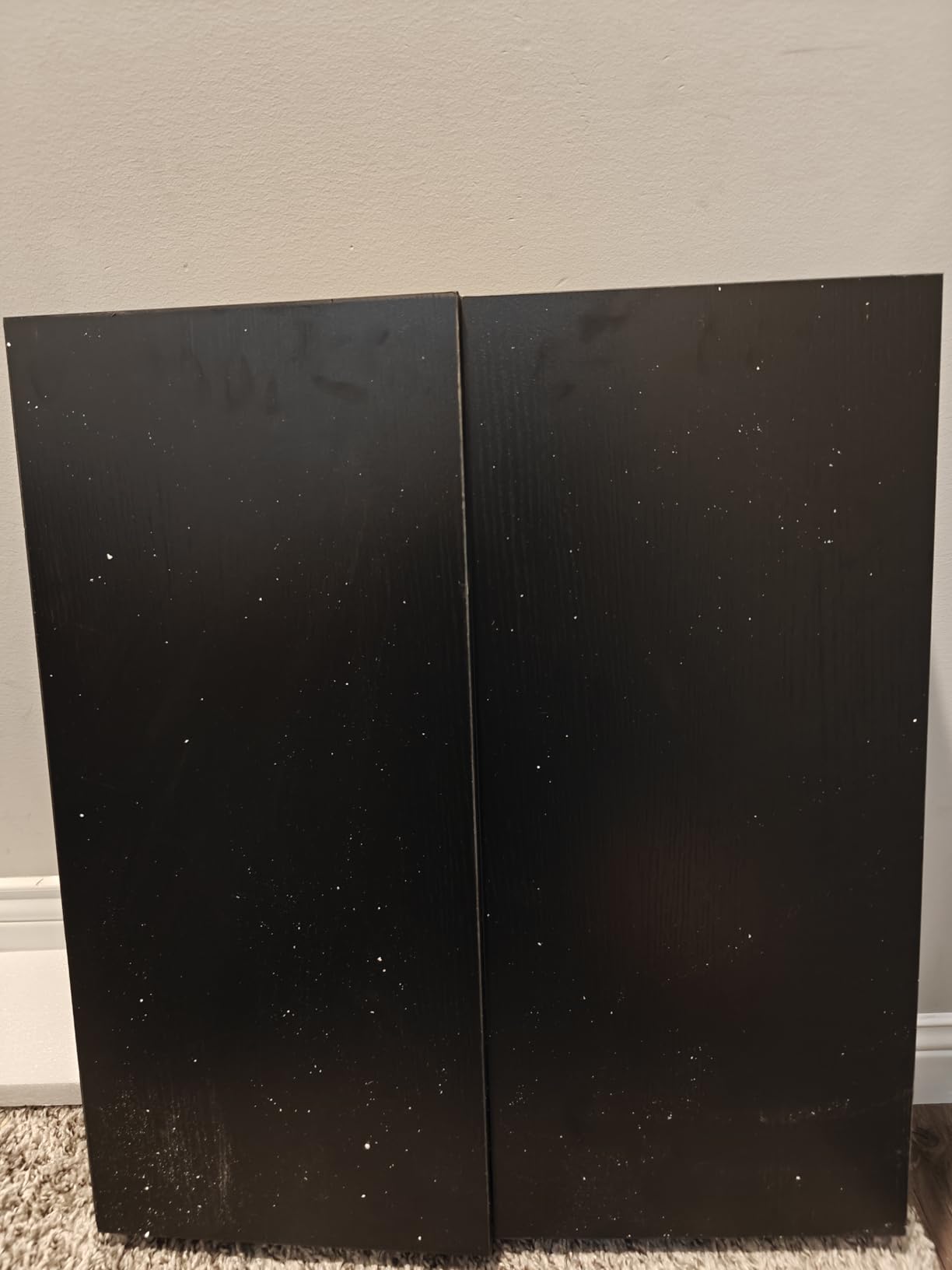 Amazon Basics Regulation Size Dartboard Cabinet Set for Adults, Black customer photo 2