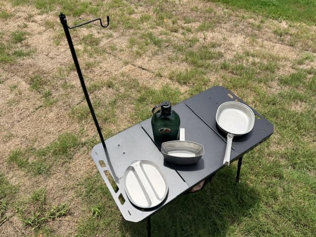 Naturehike Tactical Camping Table - Adjustable Height, 5.7 lbs, Quick Setup, Aluminum Alloy Frame, Folds to Briefcase Size, for Camping, Travel, Hiking, Picnics, BBQs & Beach customer photo 1