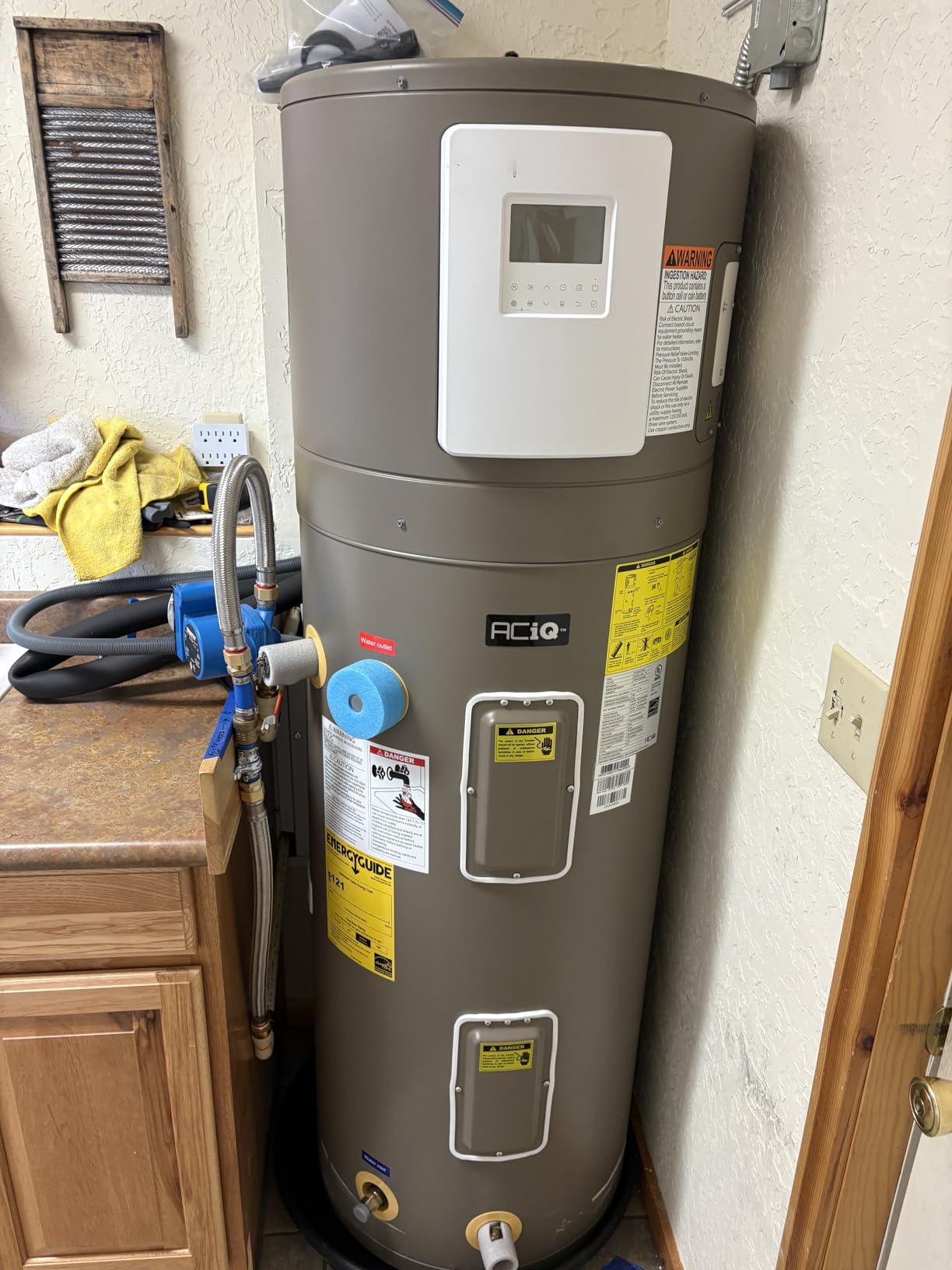 ACiQ 50 Gallon Electric Residential Hybrid Heat Pump Water Heater Tank | WiFi, Ultra Quiet 49.5 dBA, Energy Saving Residential Electric Tank customer photo 1