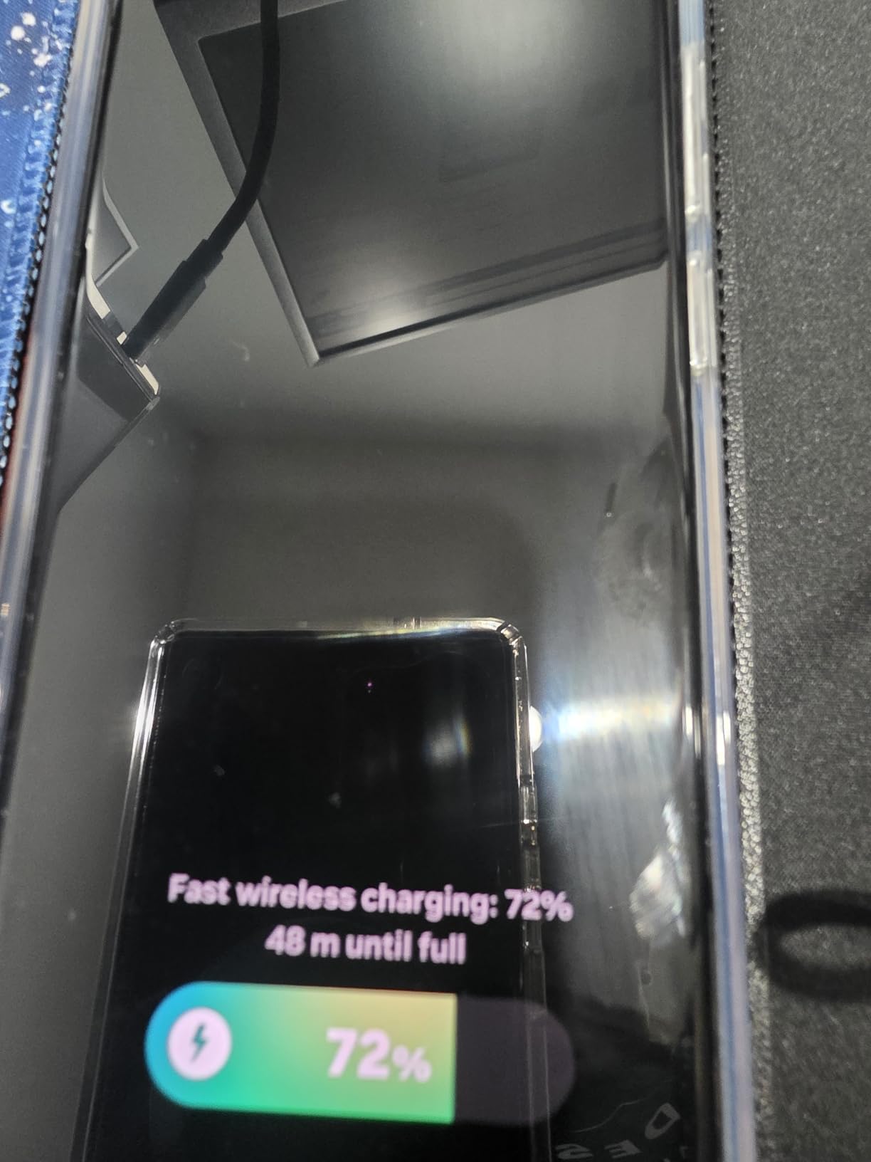 Wireless Charging Mouse Pad, Gaming Desk Mat with 20W Adapter, 31.5