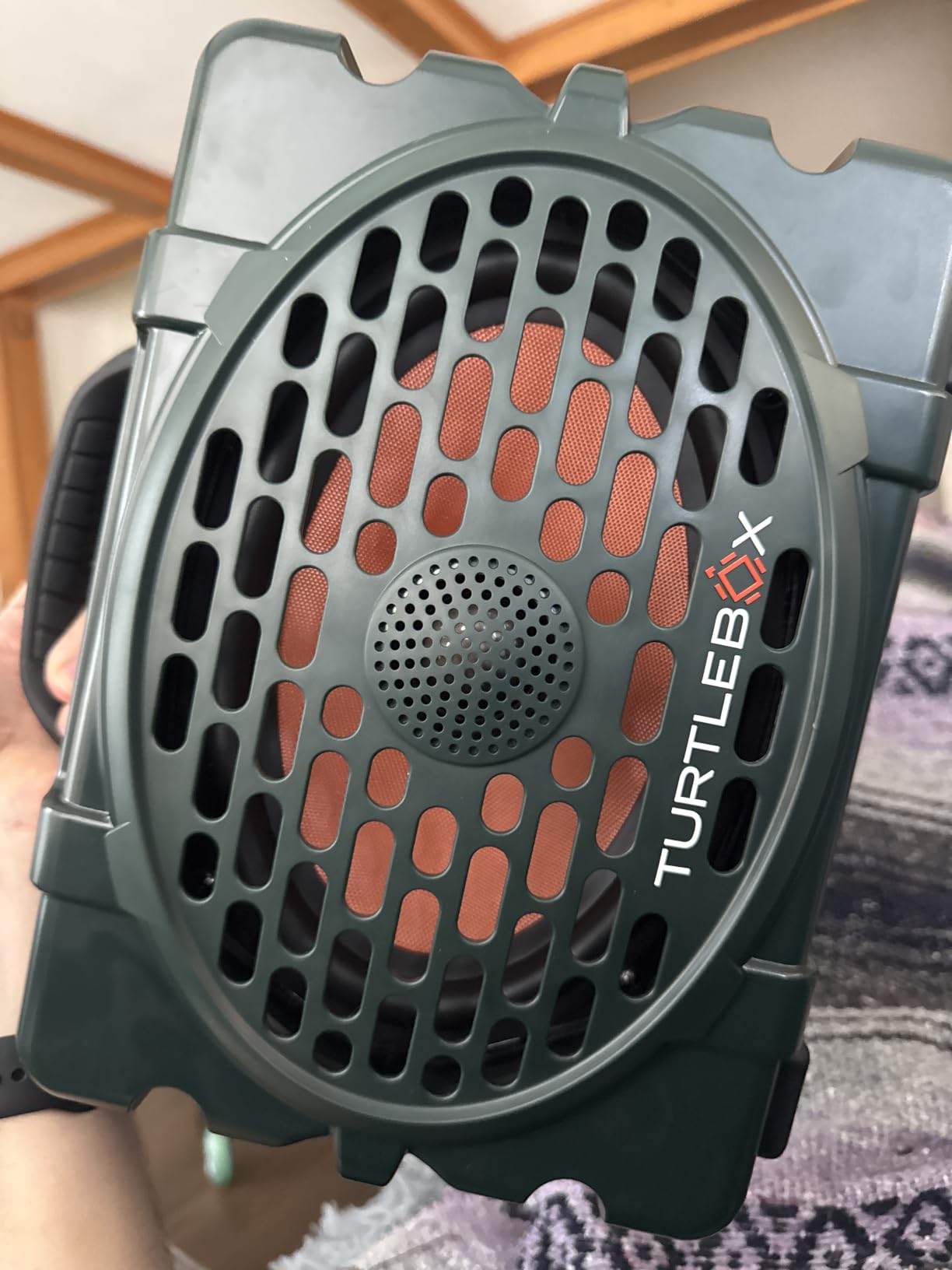Turtlebox Original Gen 3 Outdoor Bluetooth Speaker, Waterproof, Gray | Midsize Flagship, Rugged and Portable, Plays to 120dB, IP-67, 25hr+ Battery Life, Unlimited Pairing for Full Stereo customer photo 2