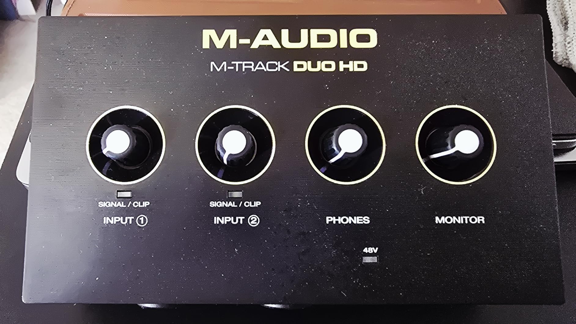 M-AUDIO M-Track Duo HD USB-C Audio Interface | 2 XLR/TRS Inputs, 2 TRS Outputs, 24-Bit/192kHz, Software Suite, for Production and Recording customer photo 1