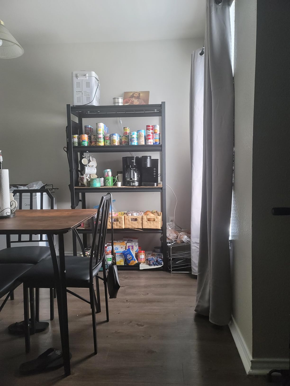 reibii Storage Shelves, Heavy Duty Garage Shelving Load 2500LBS, 5-Tier Metal Shelving Units with Tool Storage Bag, Adjustable Shelving Industrial for Basement Garage Organization, 38.2'' W x66'' H x16'' D customer photo 1