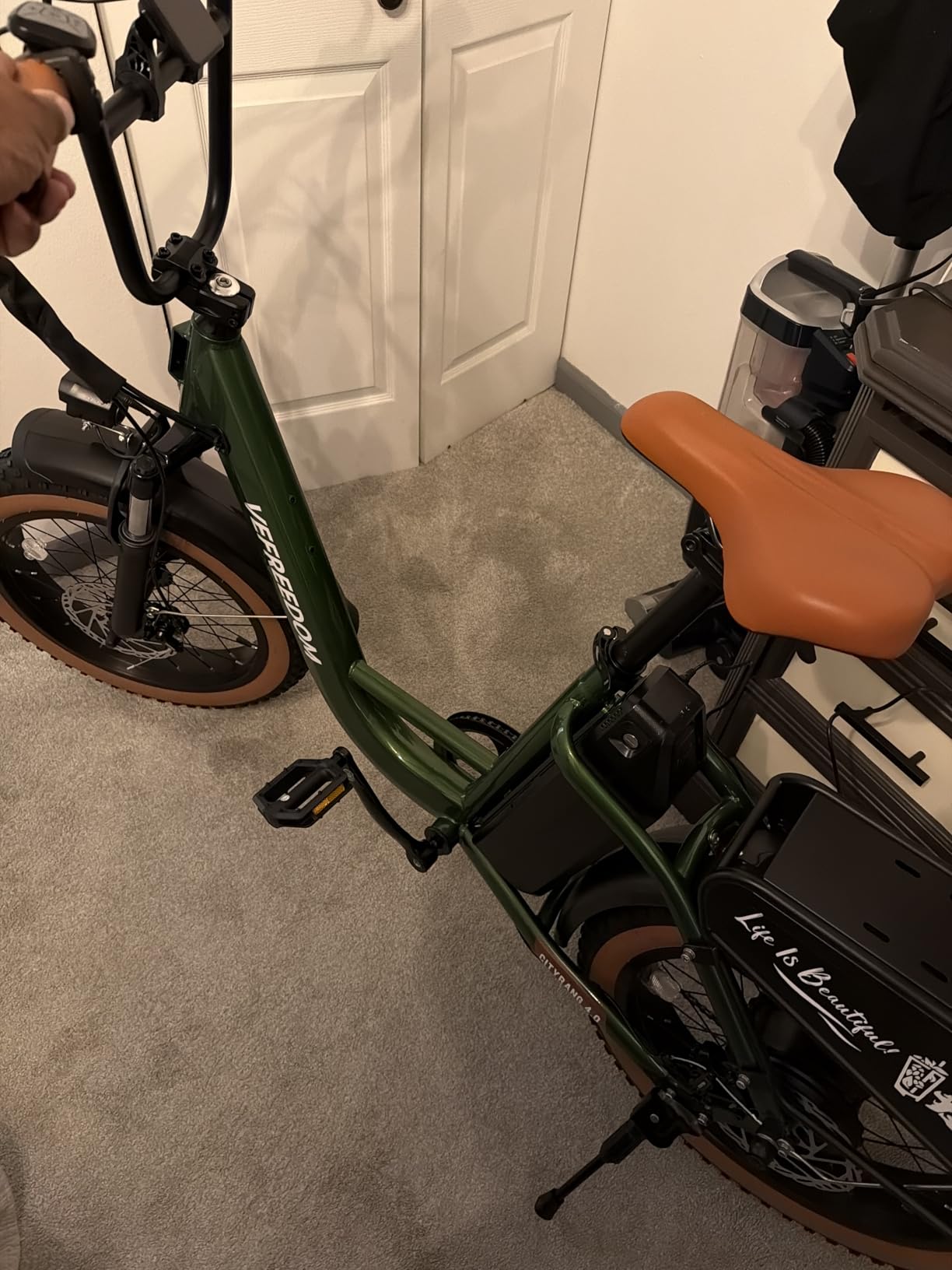 EUY Electric Bike for Adults with Peak 1500W Motor, 48V 20Ah Removable Battery Fast Ebike,Max 70Miles,20