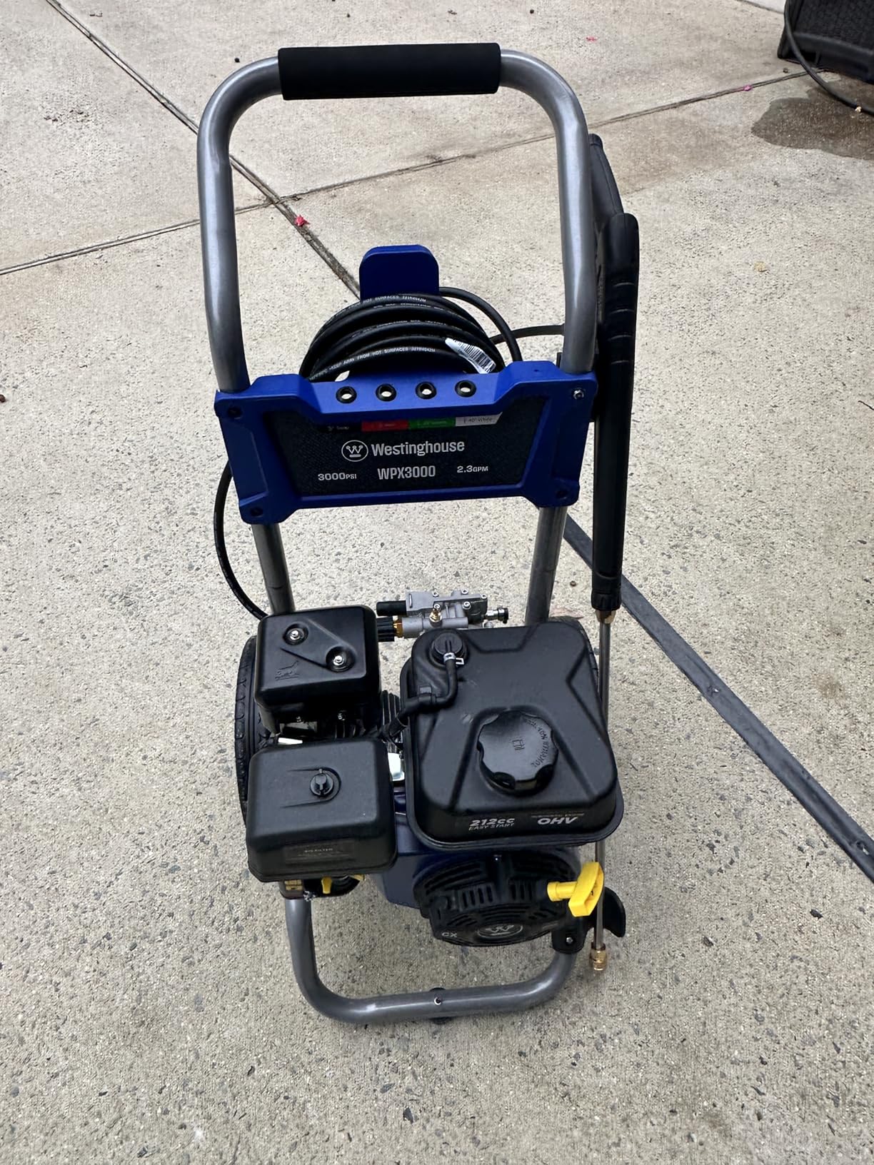 Westinghouse WPX3000 Gas Pressure Washer, 3000 PSI and 2.3 GPM, Spray Gun and Wand, 4 Nozzle Set, for Cars/Fences/Driveways/Homes/Patios/Furniture customer photo 2
