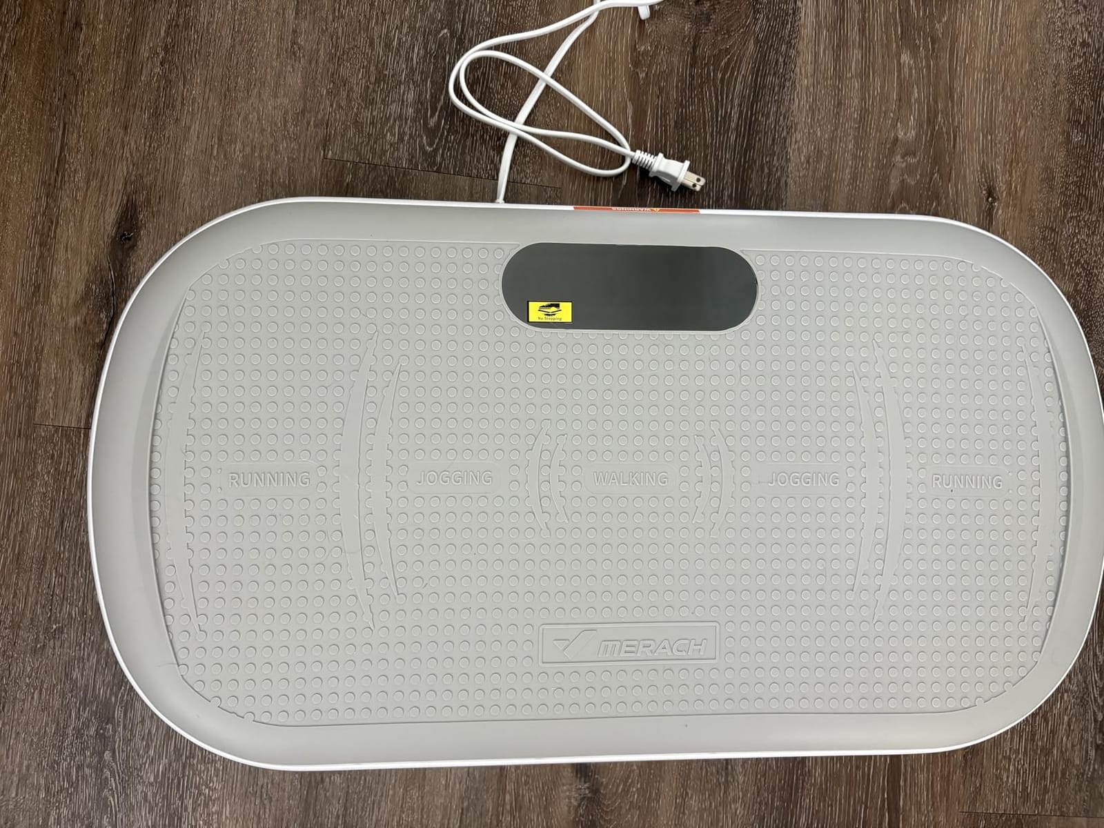Merach CV40 Curved Vibration Plate Exercise Machine with 440lbs Capacity | 200W Powerful Motor, 13mm Amplitude, Shake Plate for Lymphatic Drainage, Bluetooth, Silicone Pedal, Resistance Band, Home Gym customer photo 2