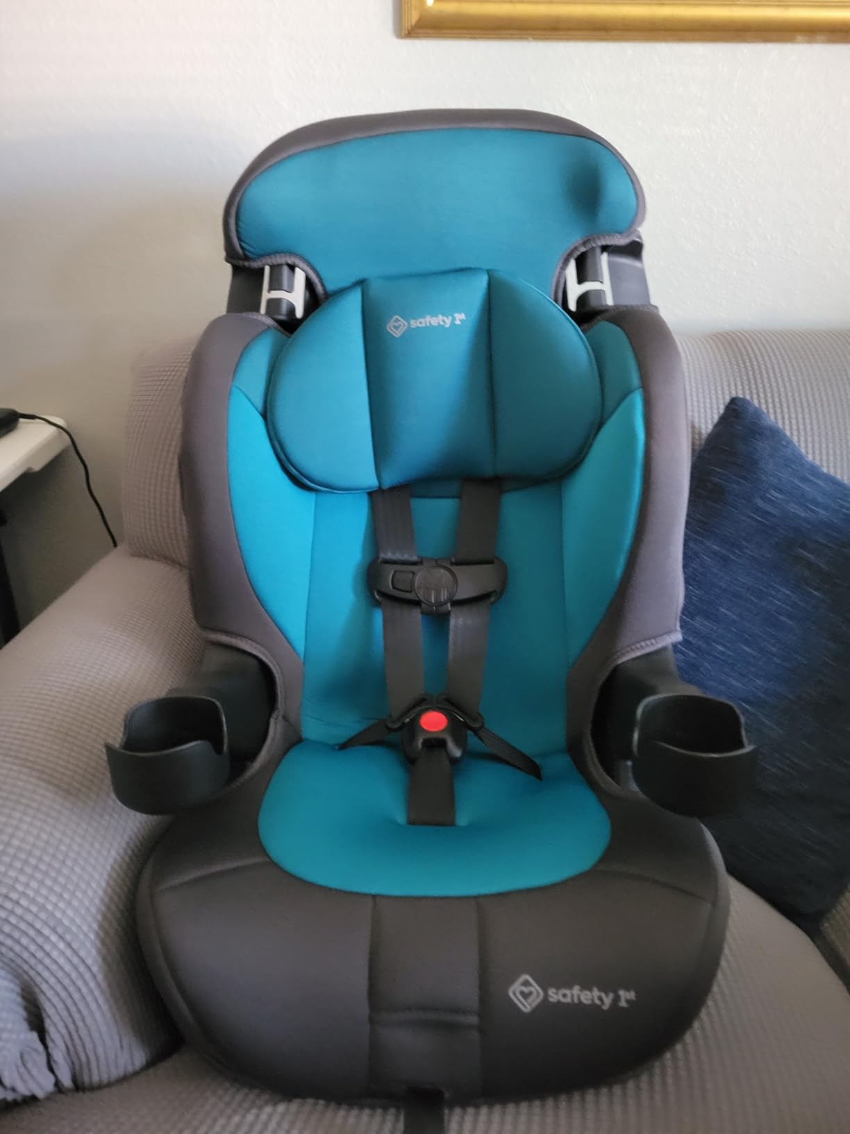 Safety 1st Grand 2-in-1 Booster Car Seat, Converts from High Back to Belt-Positioning Booster, High Back Seat for Kids 40-65, and Belt-Positioning 40-100 Pounds, Old Soul customer photo 1