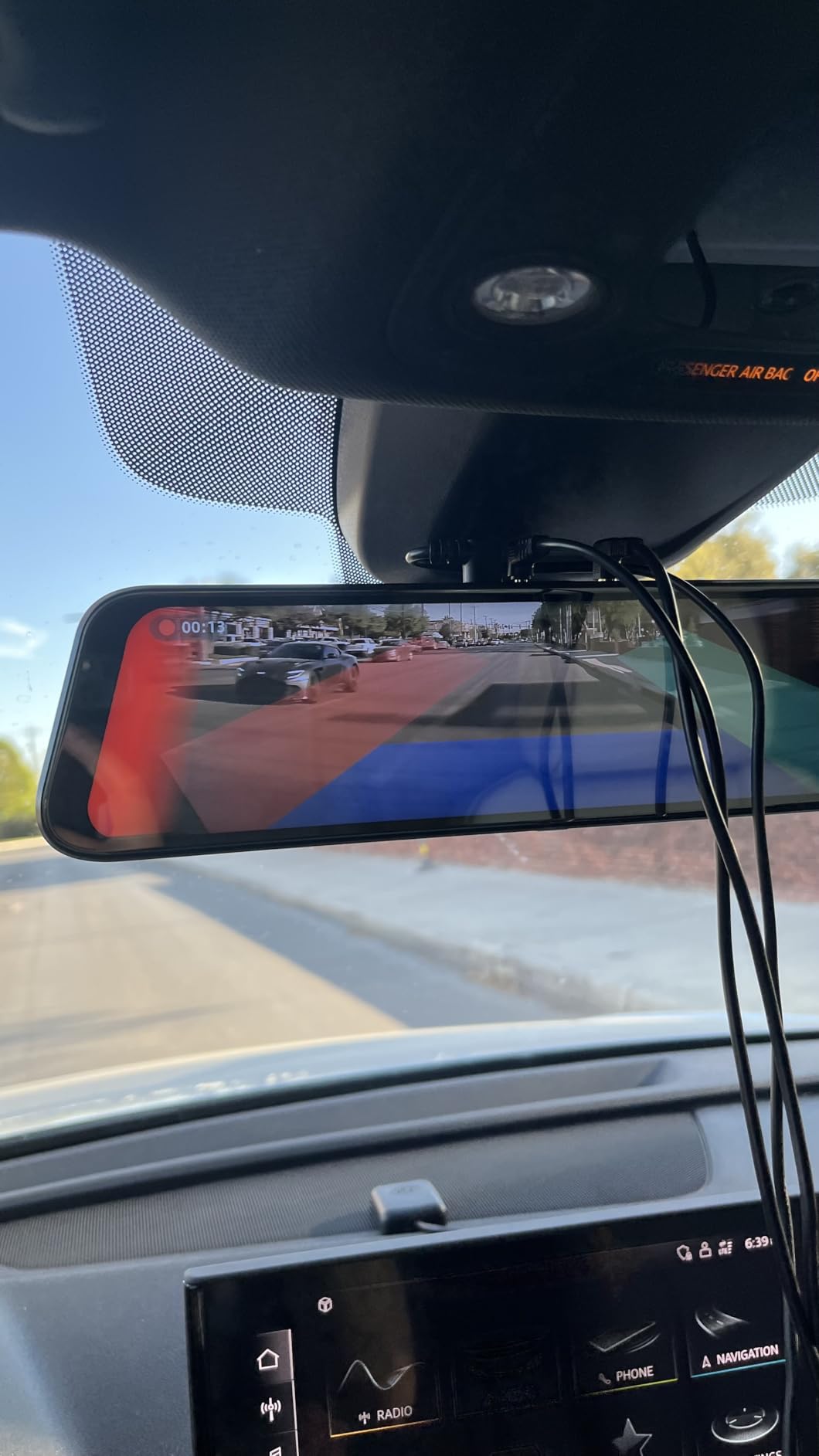 Pelsee 4K Mirror Dash Cam with STARVIS 2 Sensor, 64GB Card Included | 5.8GHz WiFi, GPS, Rear View Mirror Camera w/ Voice Control, ADAS & BSD, Color Night Vision, Backup Assist for Cars customer photo 2