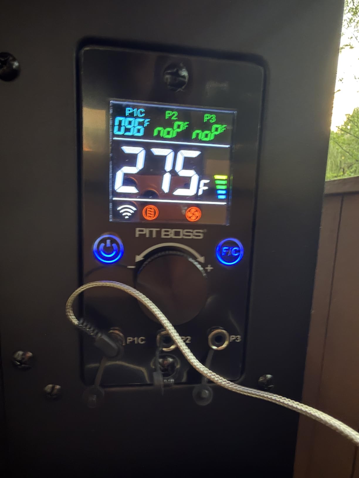 Pit Boss Navigator 3-Series WiFi & Bluetooth Wood Pellet Vertical Smoker with LCD Digital Controller, 1,118-Sq. In. 5-Rack Cooking Space, 130F to 420F Temp Range, Meat Probe, 50 lb. Pellet Hopper customer photo 2