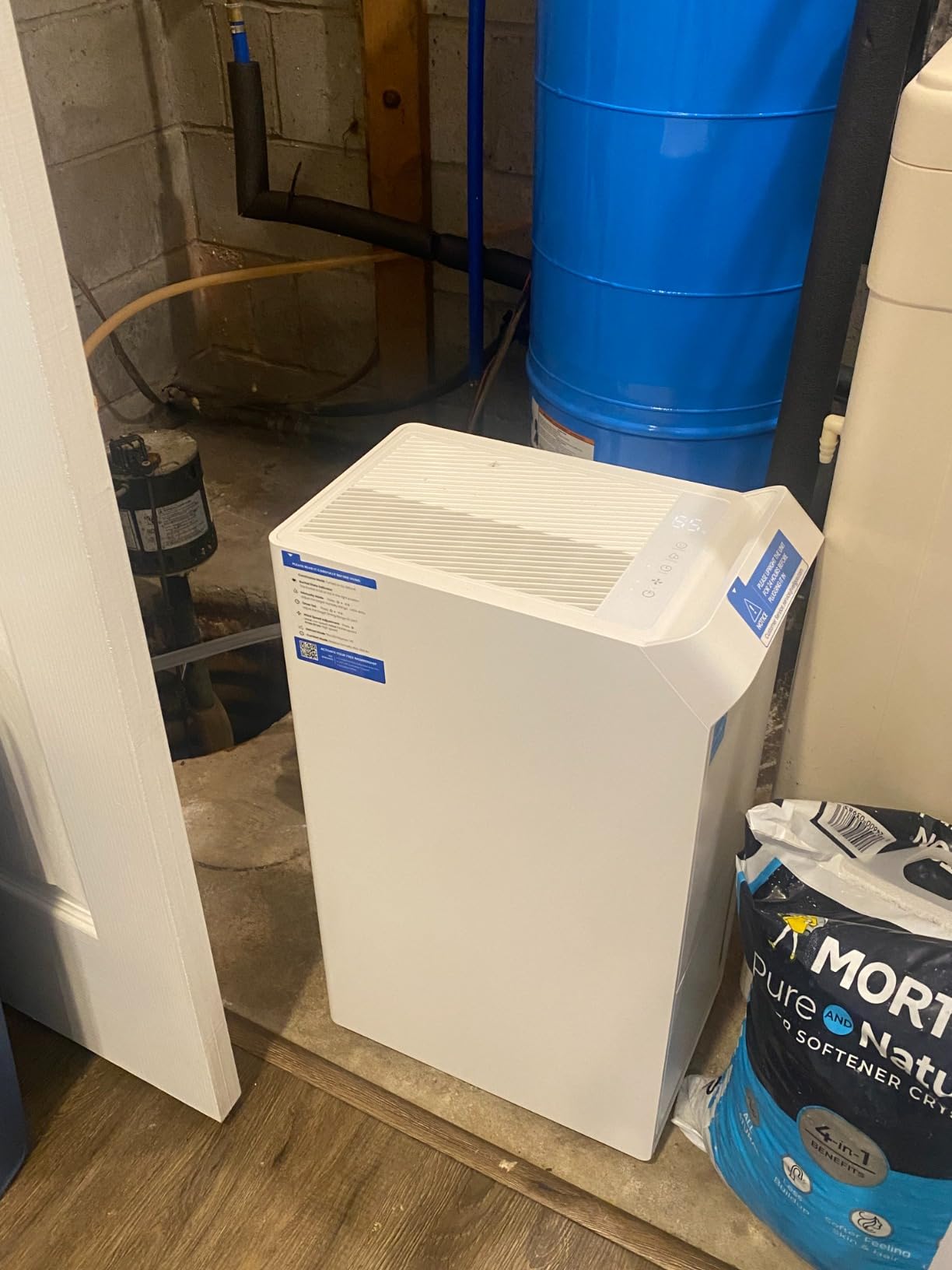5000 Sq Ft ENERGY STAR Most Efficient Dehumidifier with Pump for Basement | Max 100 Pints/Day with Drain Hose, Auto Defrost, Smart Humidity Control, Auto Restart, for Home and Large Rooms customer photo 1