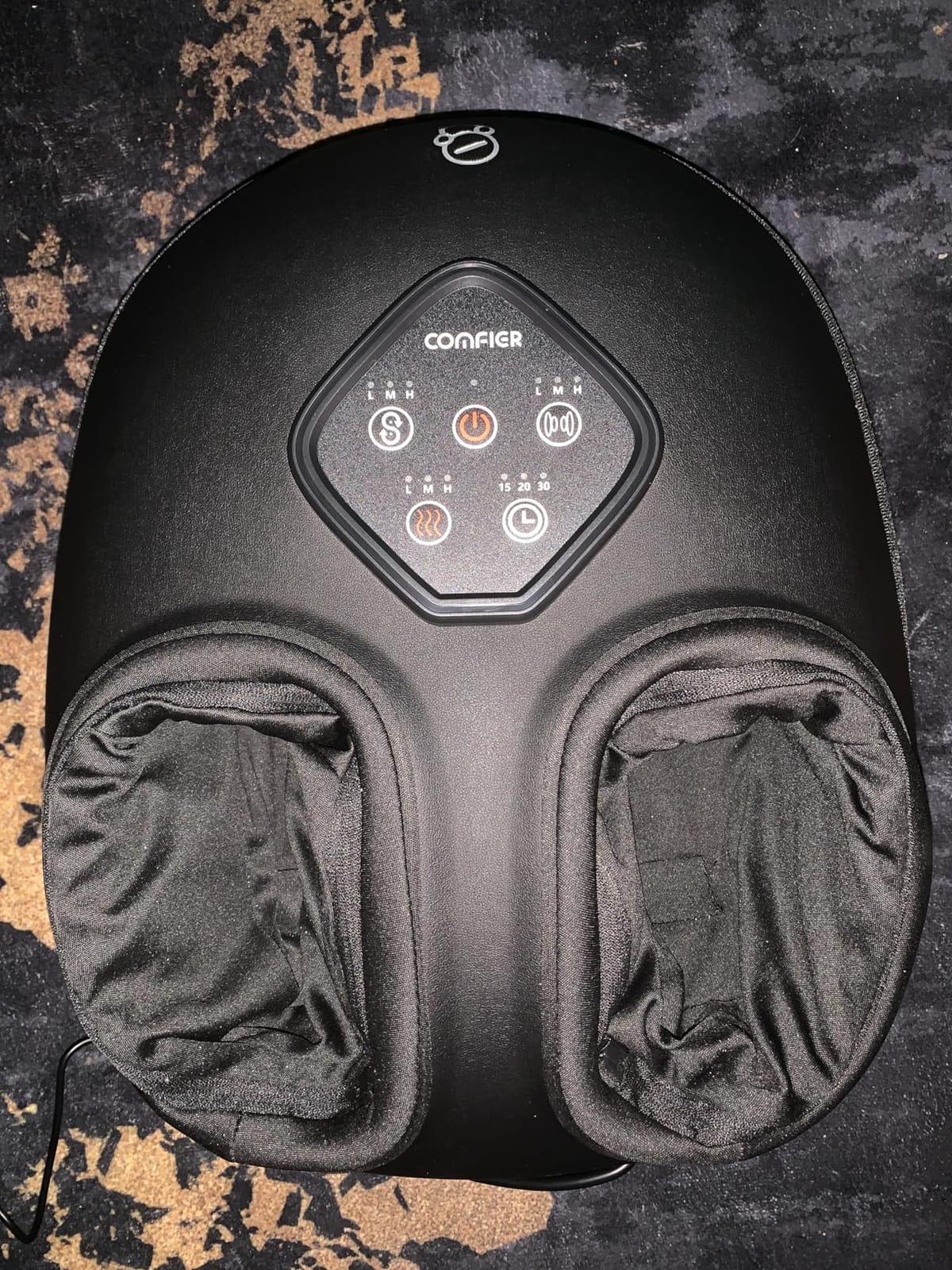COMFIER FSA Eligible Foot Massager with Heat, HSA Eligible Shiatsu Foot Massager Machine for Plantar Fasciitis, Kneading & Compression for Neuropathy Pain, Fits up to Size 14, Gift for Mom customer photo 2