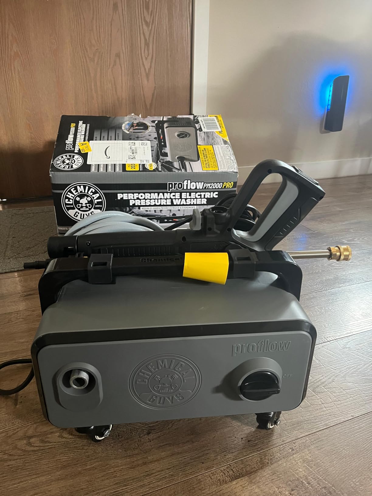 Chemical Guys, PM2000 PRO Electric Pressure Washer, 2030 PSI, 25 ft Hose | 2030 PSI and 1.77 GPM with a 25 ft flex hose, 360-degree casters and onboard cable storage for easy washing customer photo 1