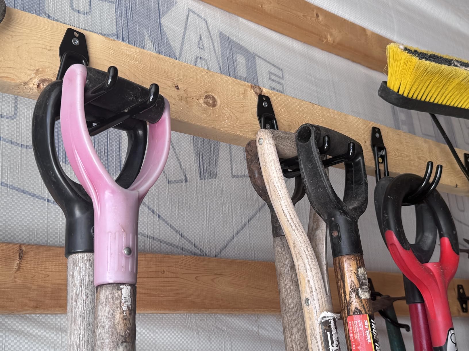 18 Pack Garage Hooks Heavy Duty - Anti-Slip Coating | Garage Storage Hooks for Hanging Bike, Ladder, Garden Tools, Hose customer photo 2