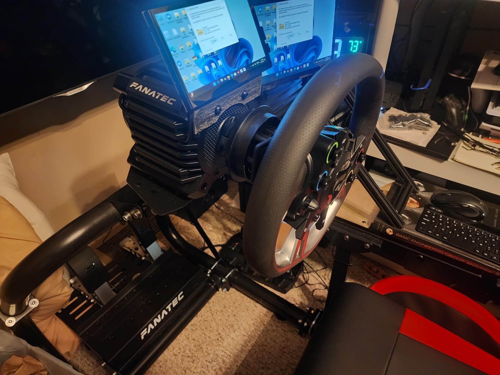 Fanatec Officially Licensed Gran Turismo DD Pro PlayStation Sim Racing Steering Wheel, Base and Pedals customer photo 1
