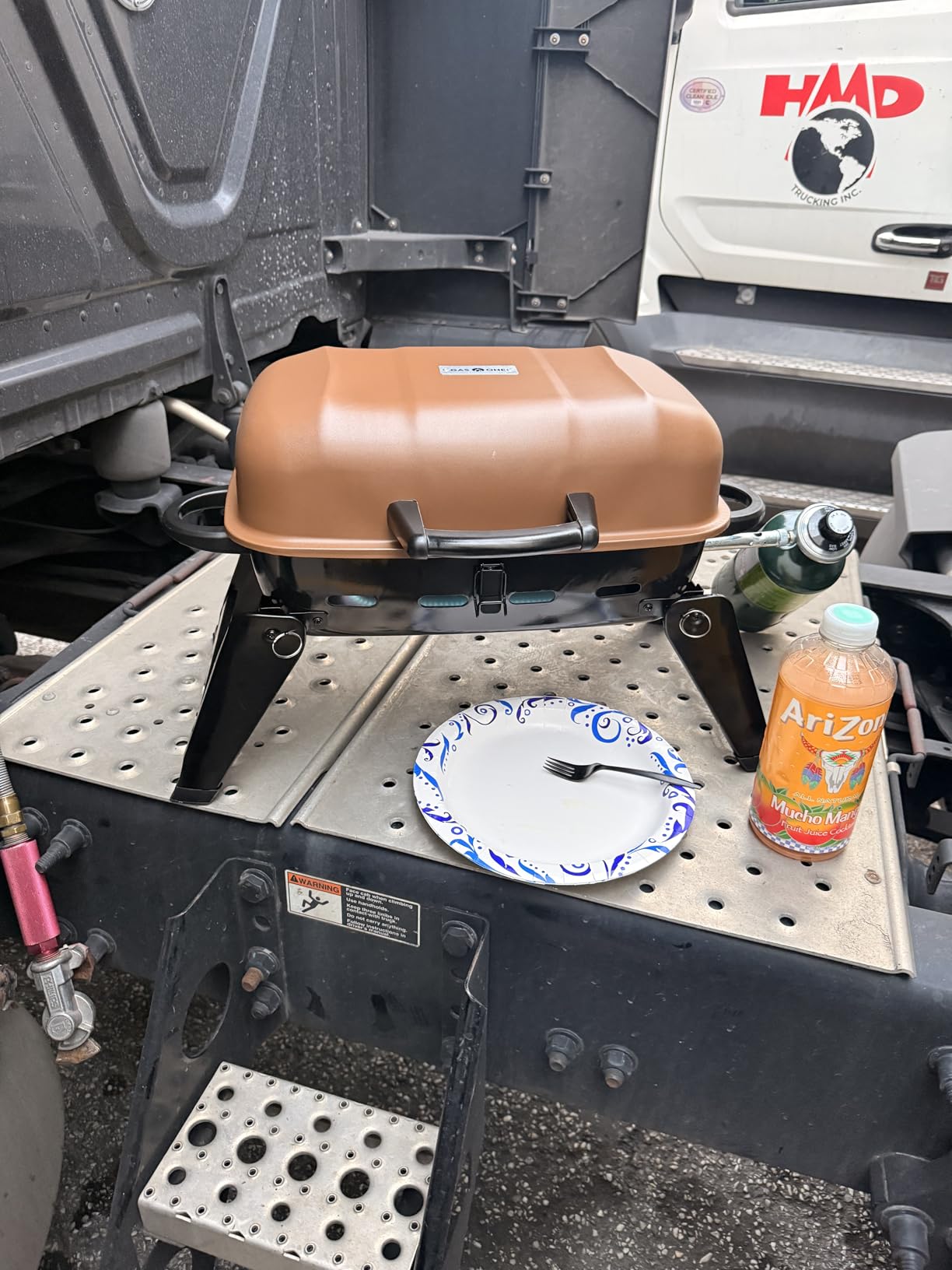 GasOne Tabletop Propane Grill - Portable Grill with Heat Resistant Handles customer photo 1