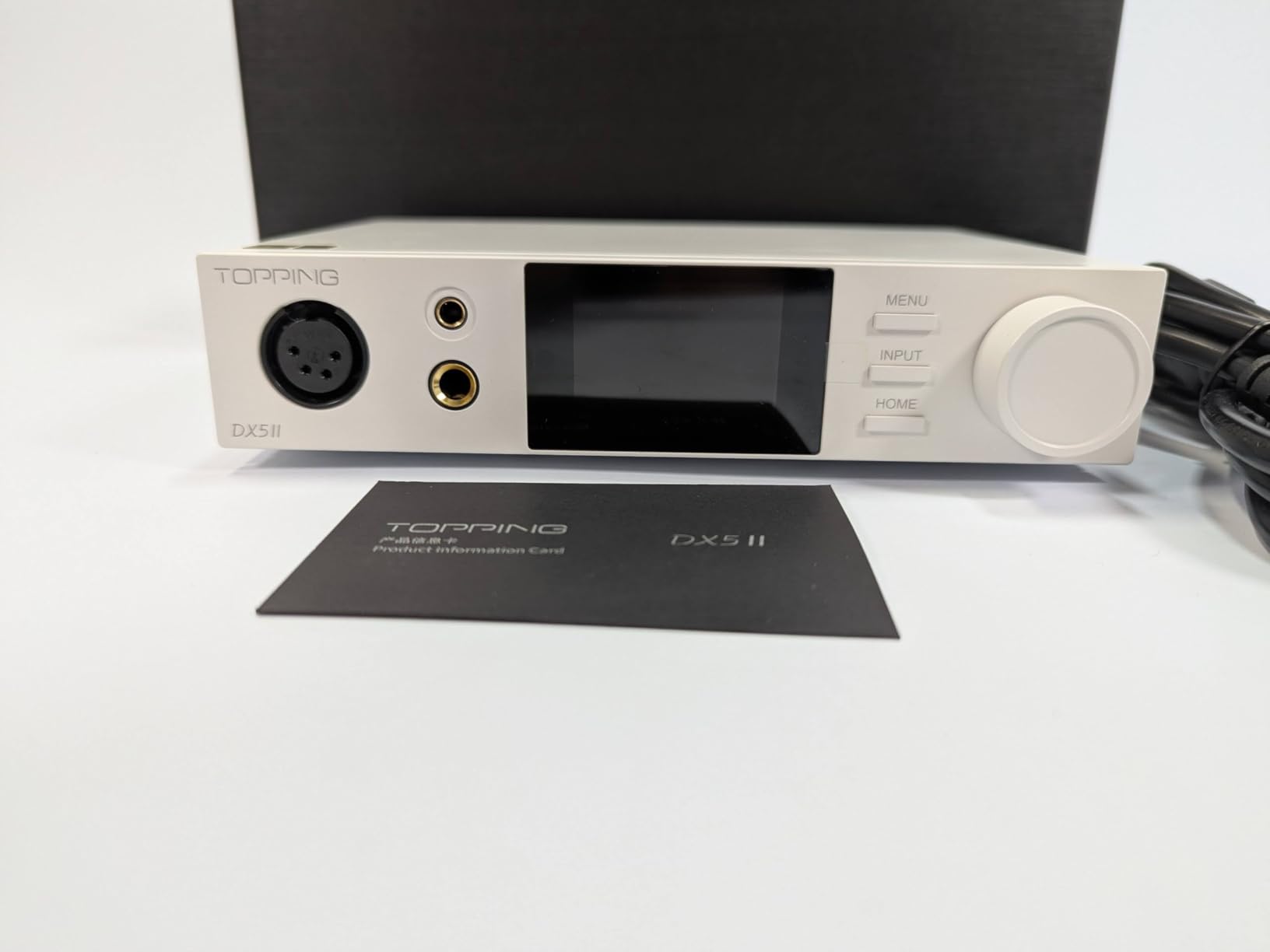 TOPPING DX5 II Hi-Res DAC & Headphone Amp Combo - Dual ES9039Q2M, X-Hybrid Amp, 10-Band PEQ, LDAC Bluetooth 5.1, 4.4mm Balanced & 6.35mm Headphone Output, Preamp Mode, 12V Trigger (Black) customer photo 2