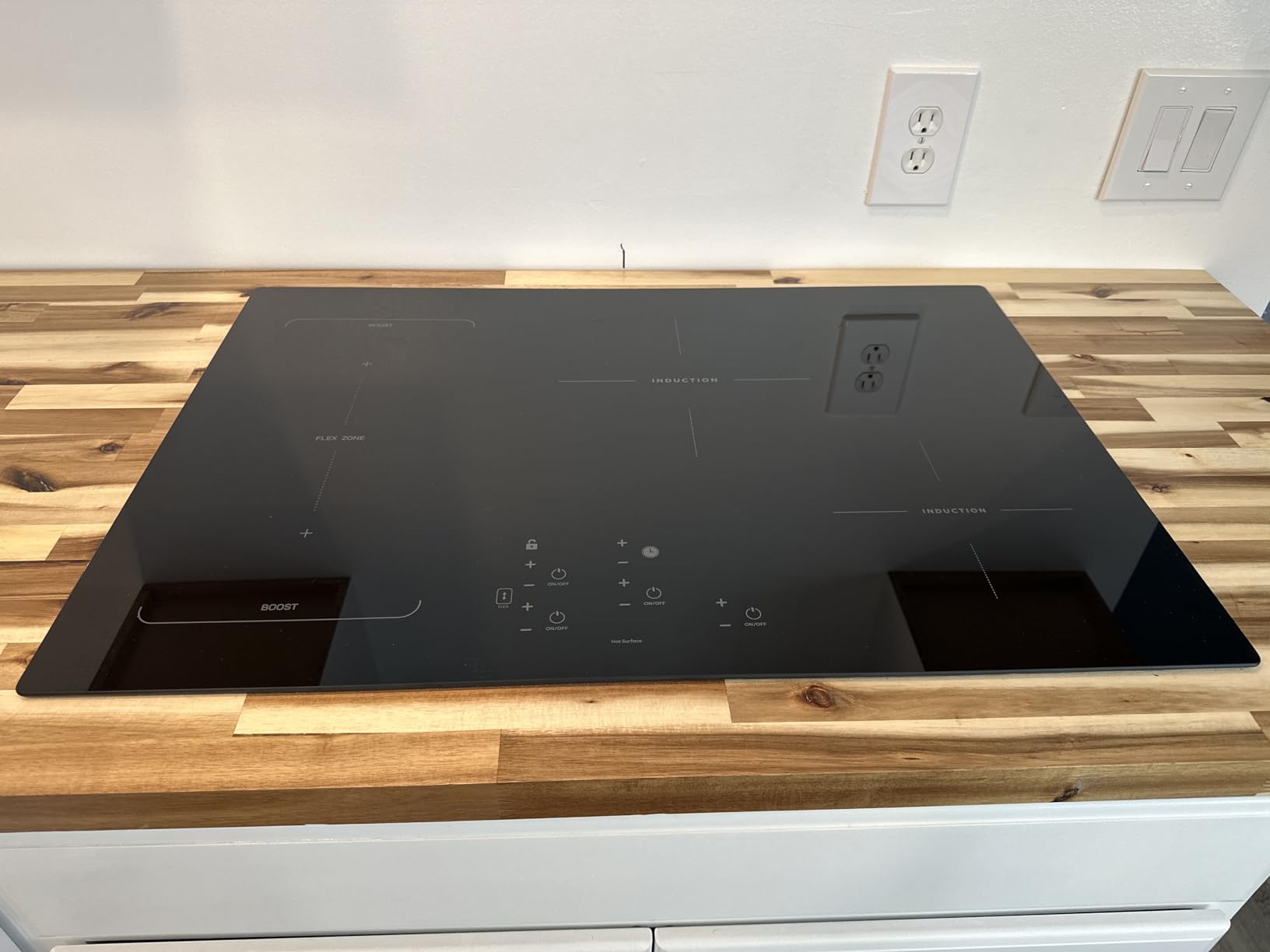36 Inch Induction Cooktop 5 Burner, Built-In, 10800W 240V Hardwired | ETL Certified, Dual Bridge-SYNC, 9 Power Levels, Booster, Timer, Child Lock, Pan Sensor, Intuitive Touch Control customer photo 2