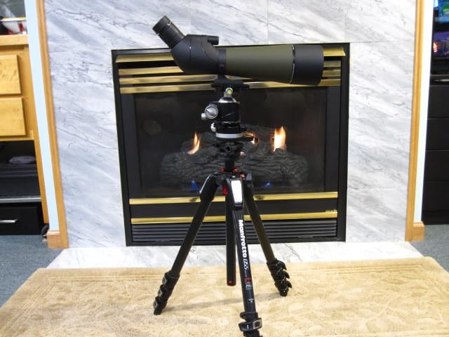 Gosky Flagship Spotting Scope 25-75x80 with Tripod for Target Shooting | Birding Spotter Scope with Phone Adapter and Carrying Bag BAK4 Waterproof Spotting Scope for Bird Watching, Upgraded Version customer photo 2