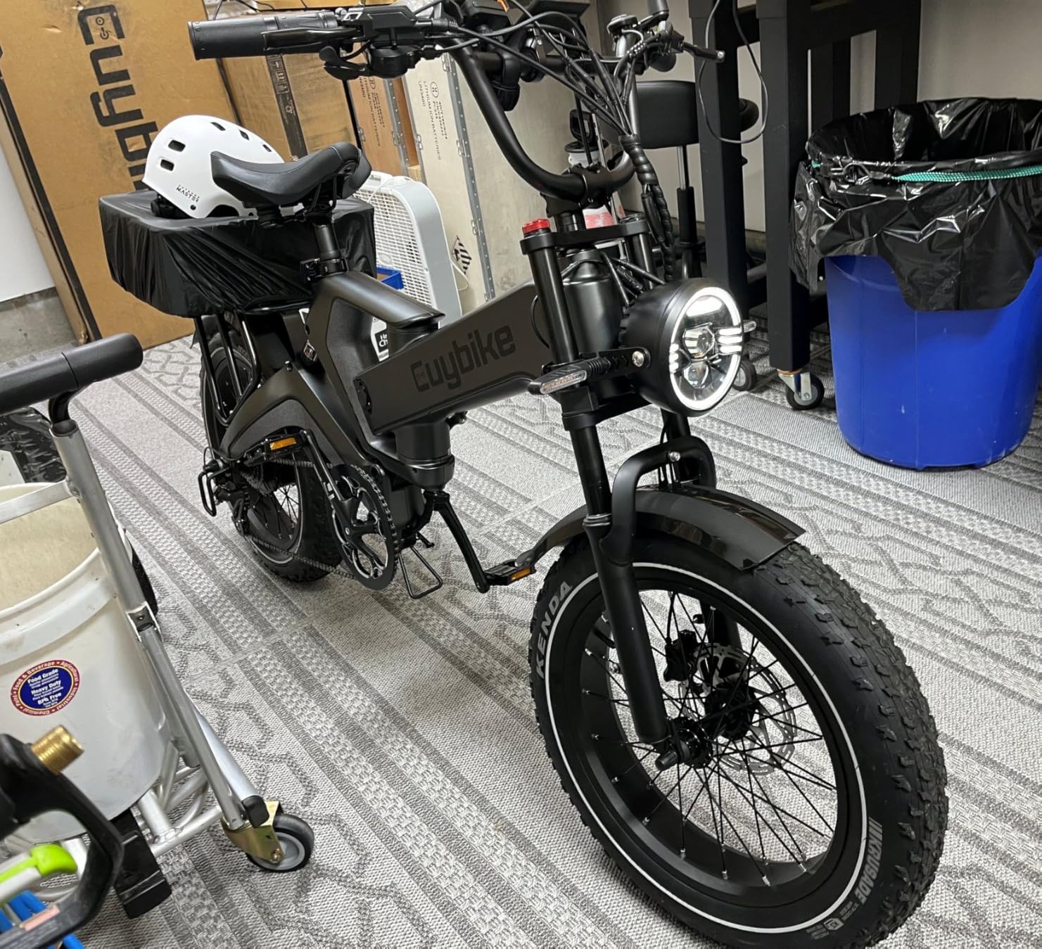 2000W/3000W Peak Motor Electric Bike for Adults, 48V/52V 25AH/30AH Battery Full Suspension Foldable Ebike, 20