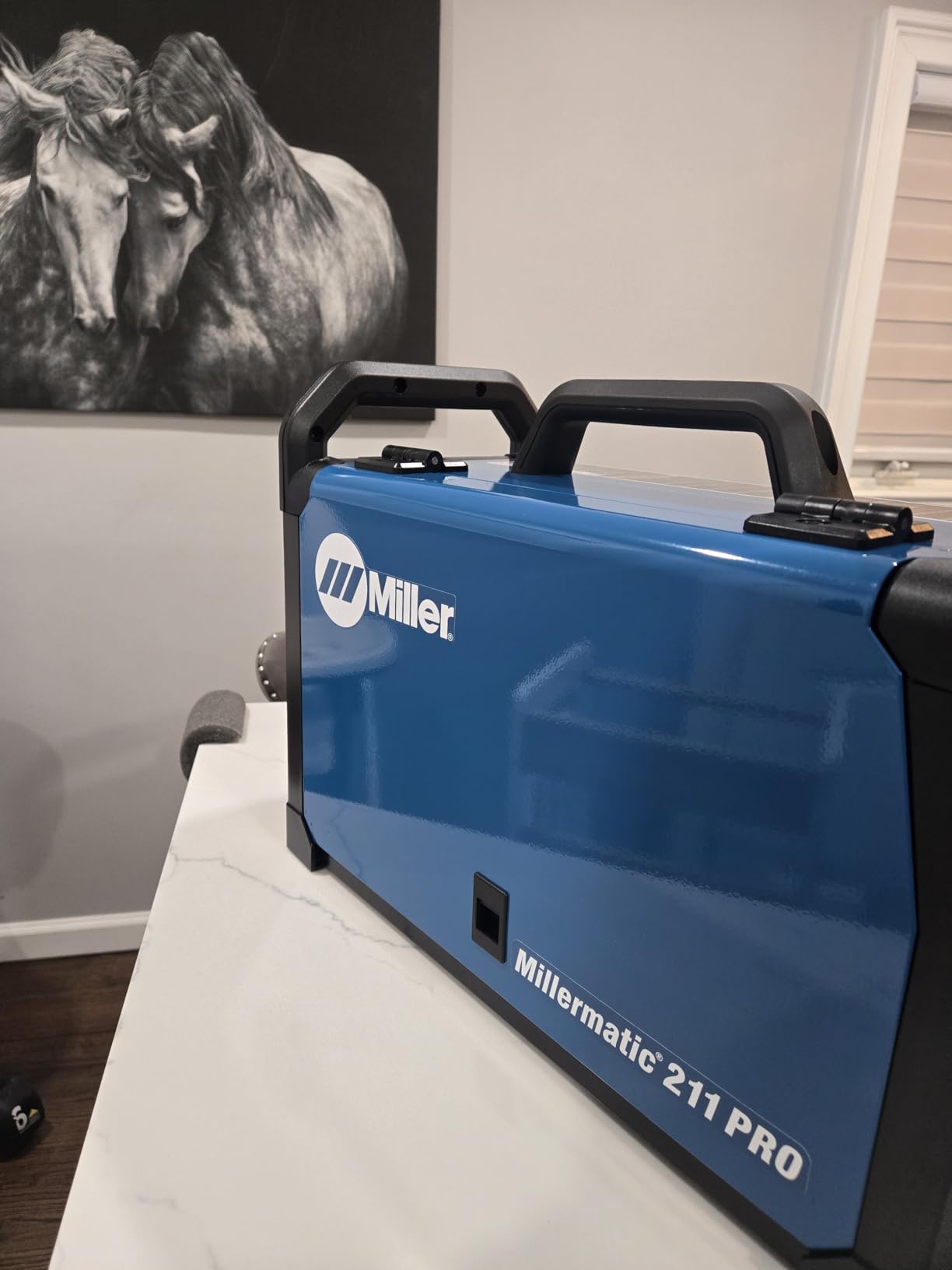 Millermatic 211 PRO MIG Welder Machine - Dual-Voltage Welder with Dyna-Pulse MIG, Auto-Set & Program Mode - Aluminum, Mild & Stainless Steel Wire Feed Gas Welder customer photo 2