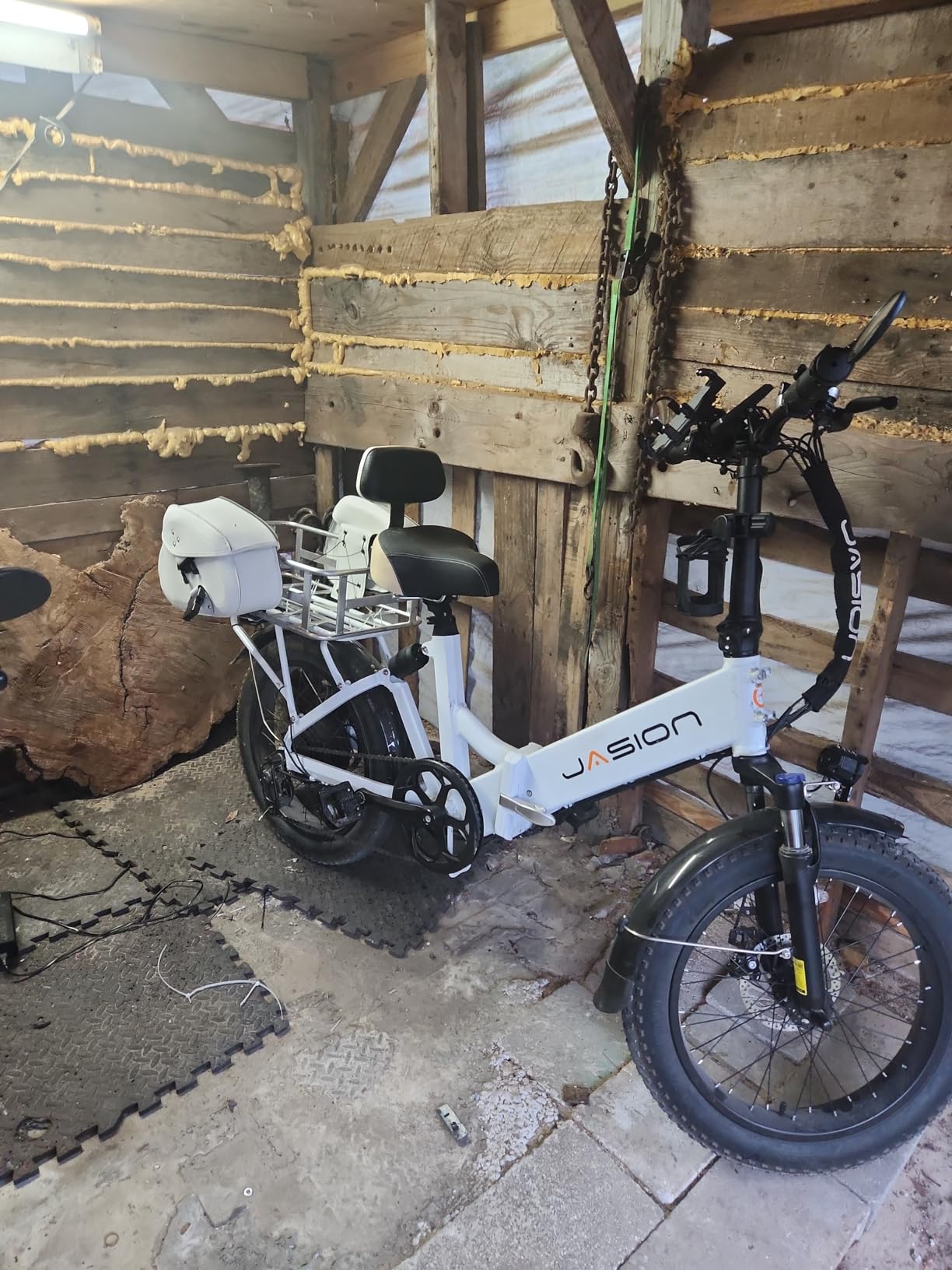 Jasion Thunder Electric Bike, 1800W Peak Ebikes for Adults, 26'' Fat Tire Best Ebike for Men, 80 Miles with 864Wh Battery, 30+MPH Max Speed Bicycles, 400LB Capacity, Certified by UL2849 customer photo 1
