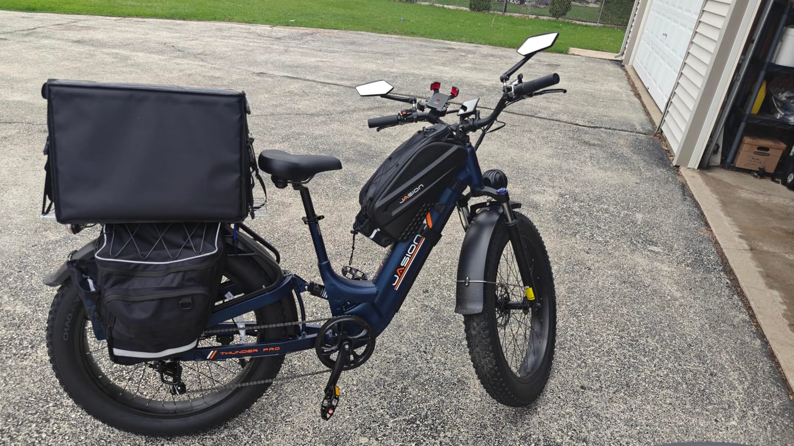 Jasion Thunder Electric Bike, 1800W Peak Ebikes for Adults, 26'' Fat Tire Best Ebike for Men, 80 Miles with 864Wh Battery, 30+MPH Max Speed Bicycles, 400LB Capacity, Certified by UL2849 customer photo 2