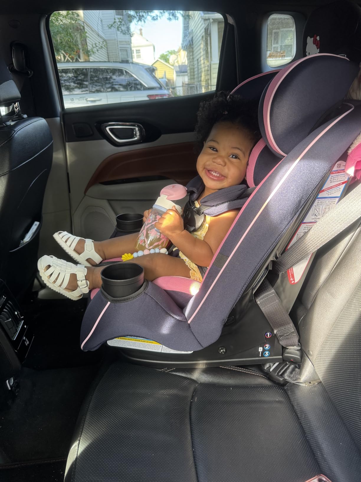 Safety 1st Grow and Go All-in-One Convertible Car Seat, Rear Facing, 5-40 lbs, Forward Facing (30-65 lbs), High Back Booster Seat 40-100 pounds, Alaskan Blue customer photo 2